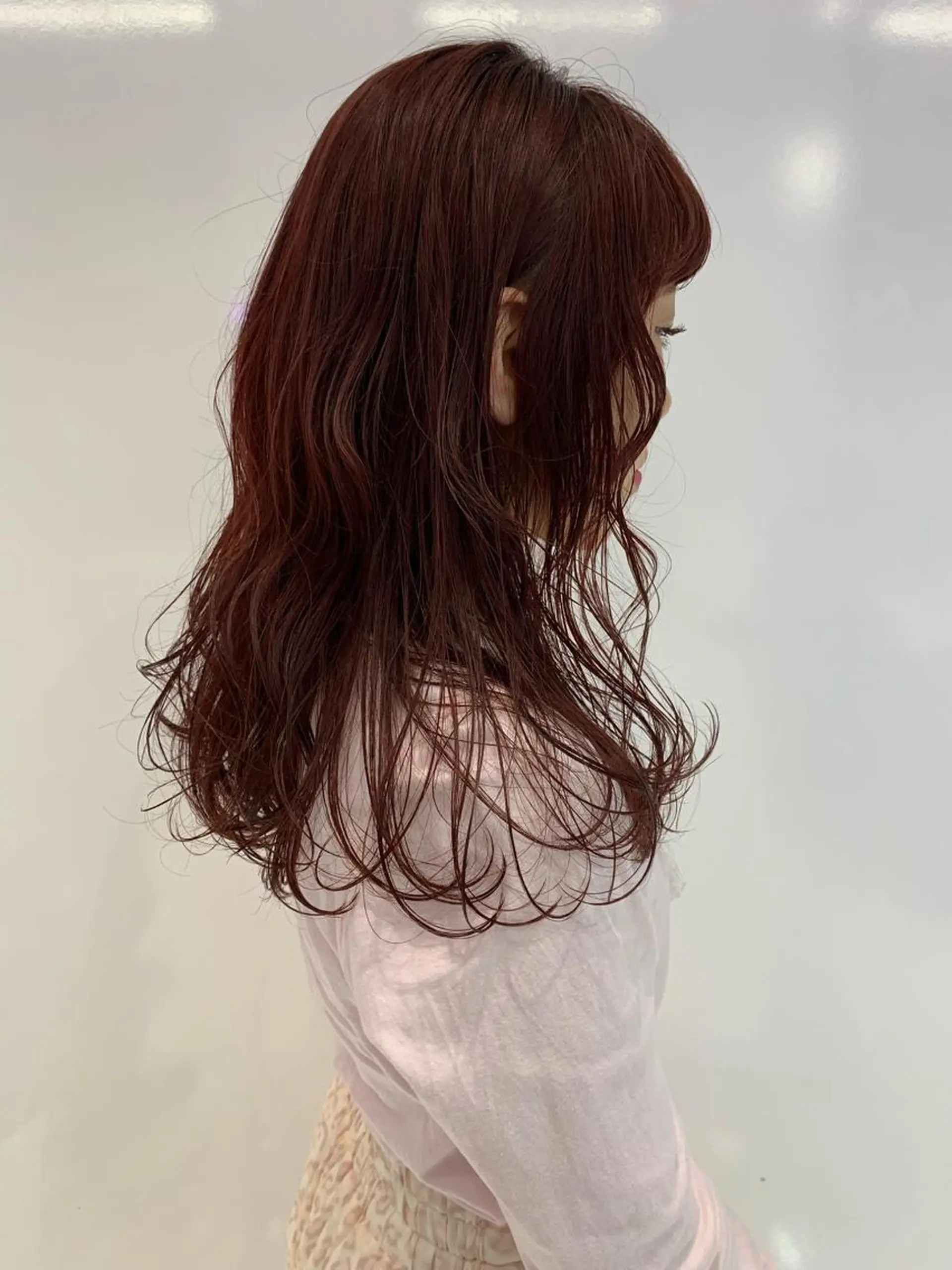 ロング ハッシュカット/ハイ トーン/MANAMIのヘアスタイル