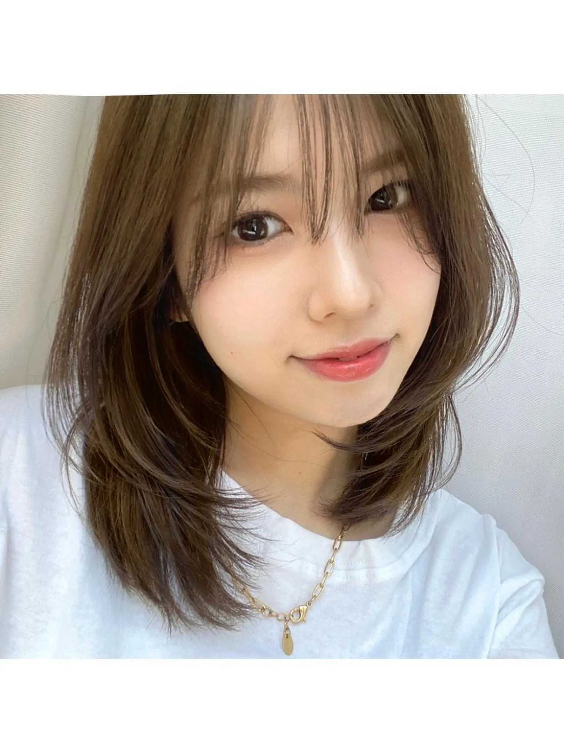 セミロング カラー パーマ ヘアアレンジ アディクシーカラー 透明感カラー イルミナカラー ボブ くびれヘア カット 小野寺瑞希 /最小顔カットのヘアスタイル