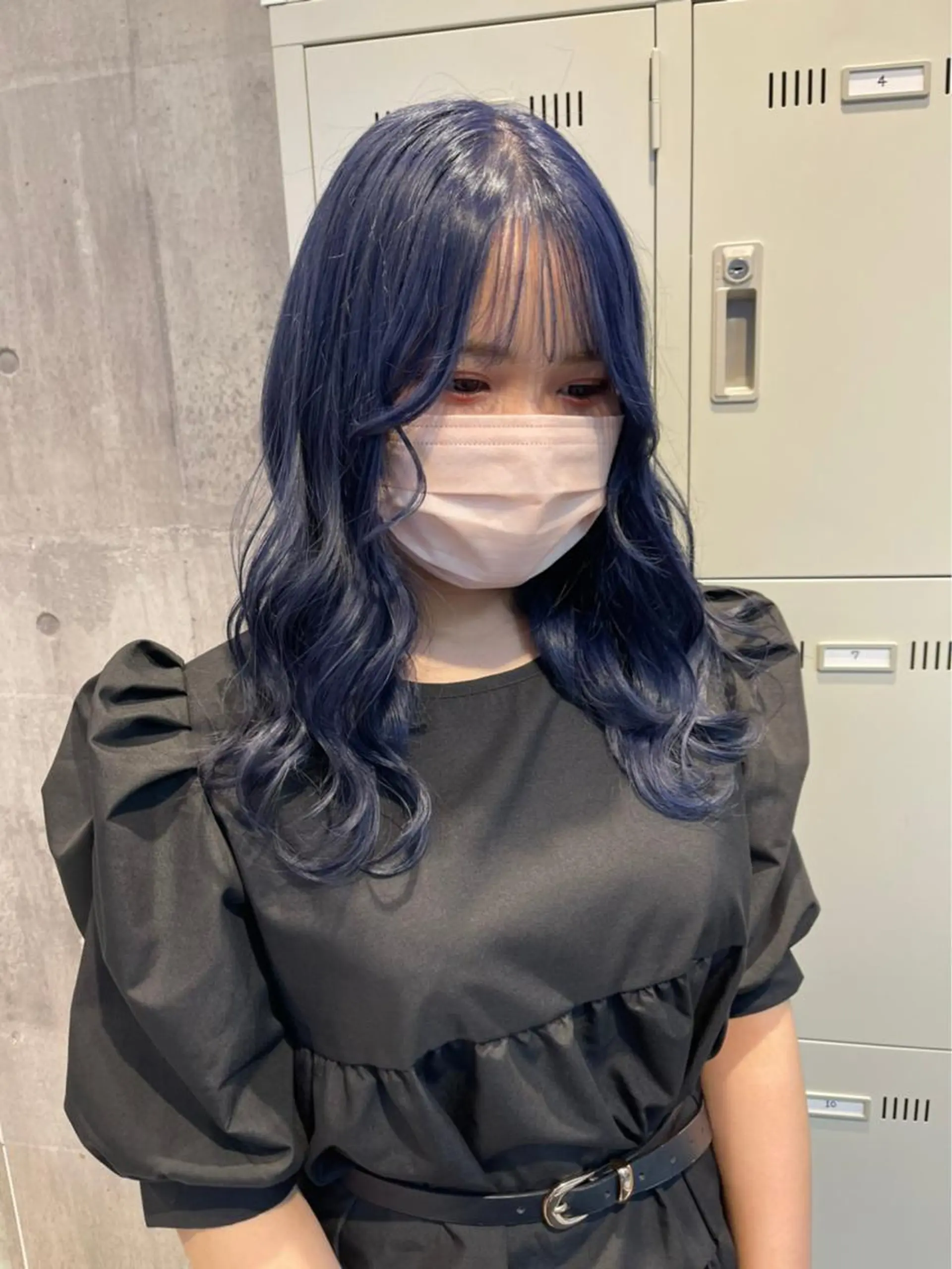 セミロング カラー カット ヘアカラー トリートメント 韓国ヘア特化💍 tiam💍ブリーチのヘアスタイル