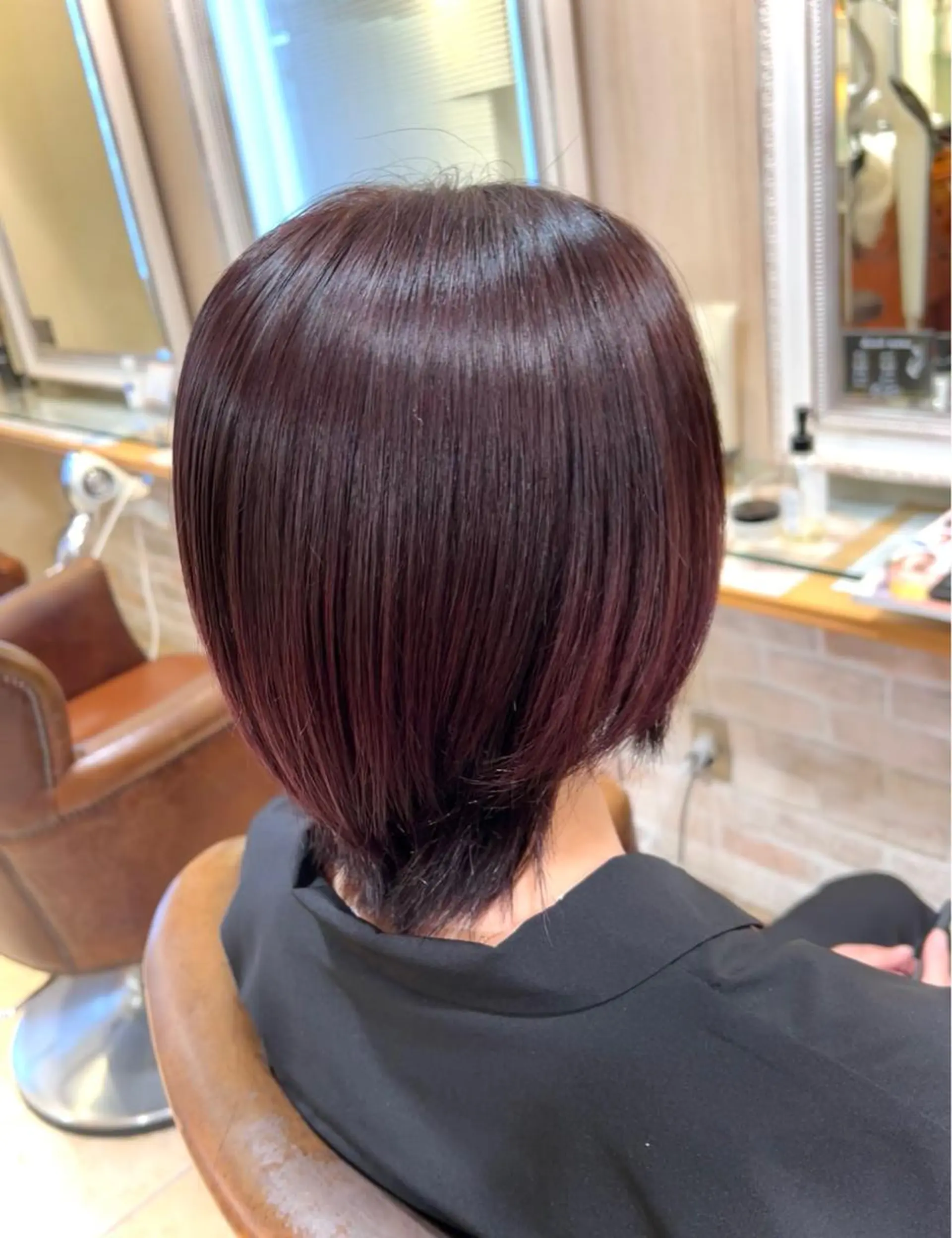 ショート ピンクブラウン パープルカラー 表参道/ハイライト /tsumugiのヘアスタイル