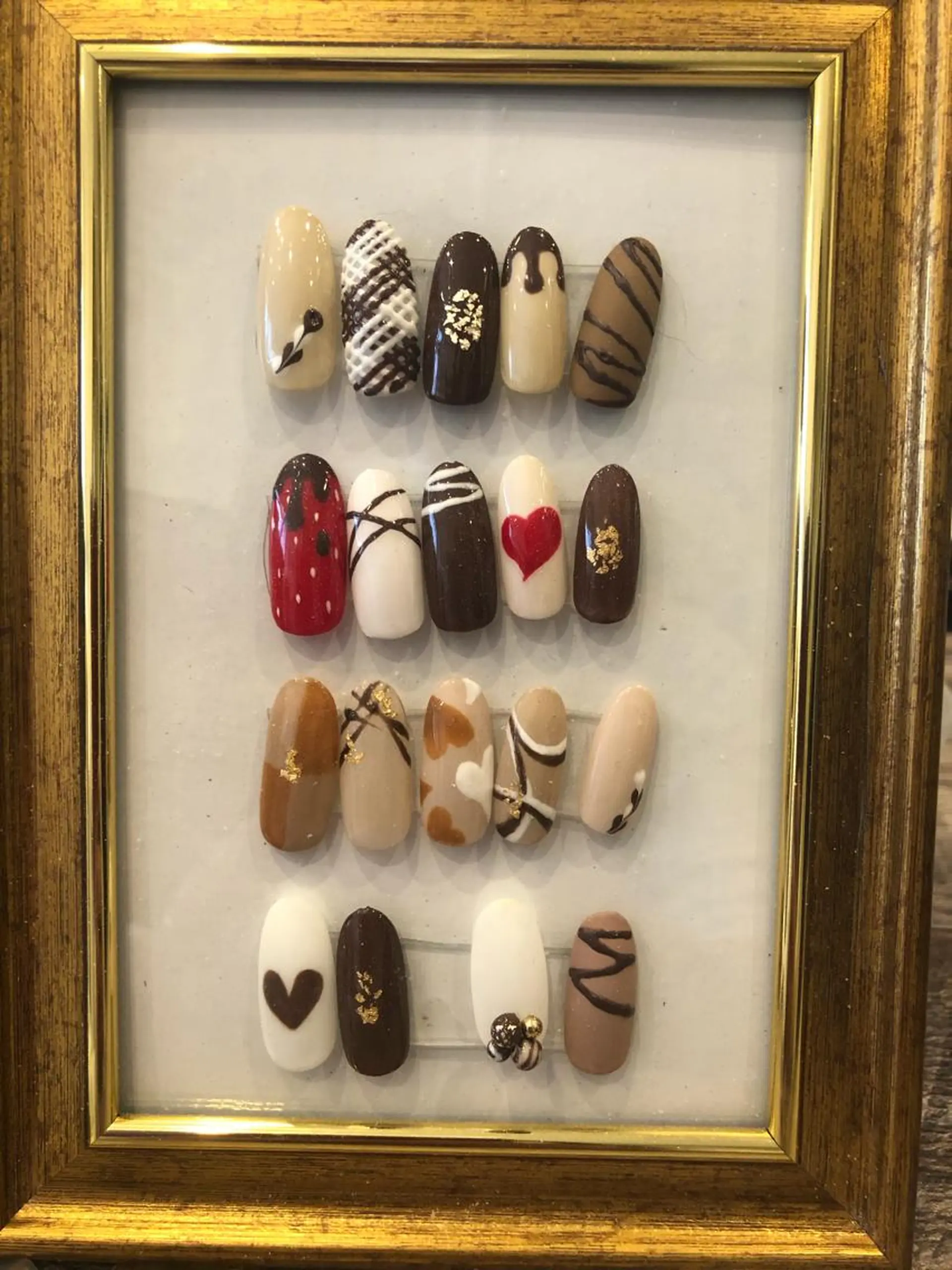 ネイル バレンタイン eclat.nail エクラネイルのネイルデザイン