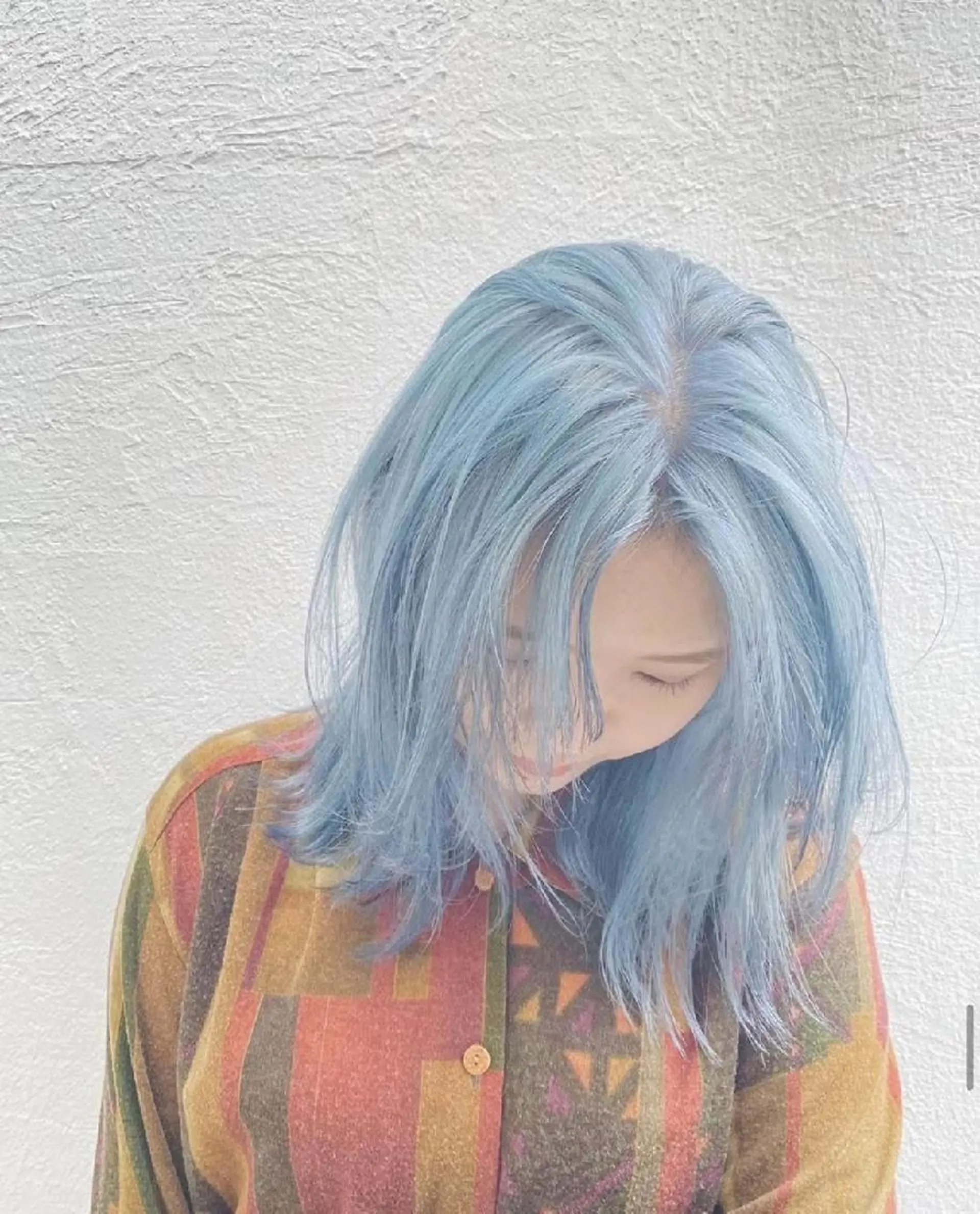 ミディアム パーマ カラー u hair所属・こばやし ももこのヘアスタイル