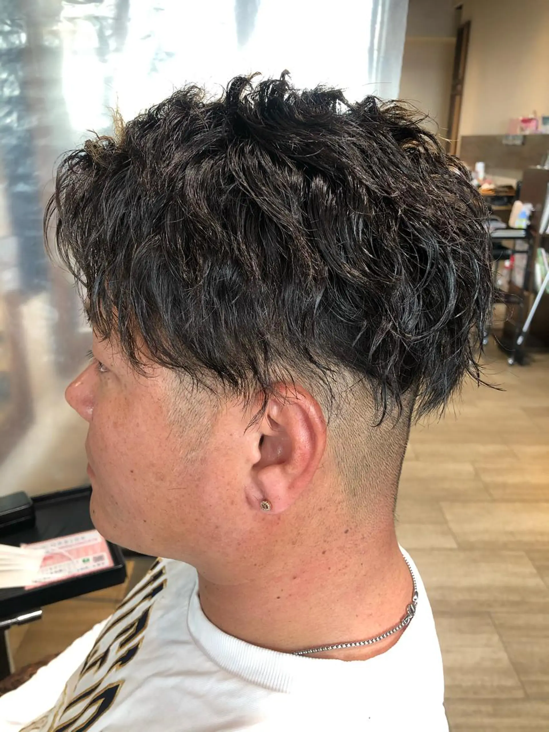 ショート パーマ メンズ パーマ/ハイトーン スパイキー/神田正紀のヘアスタイル