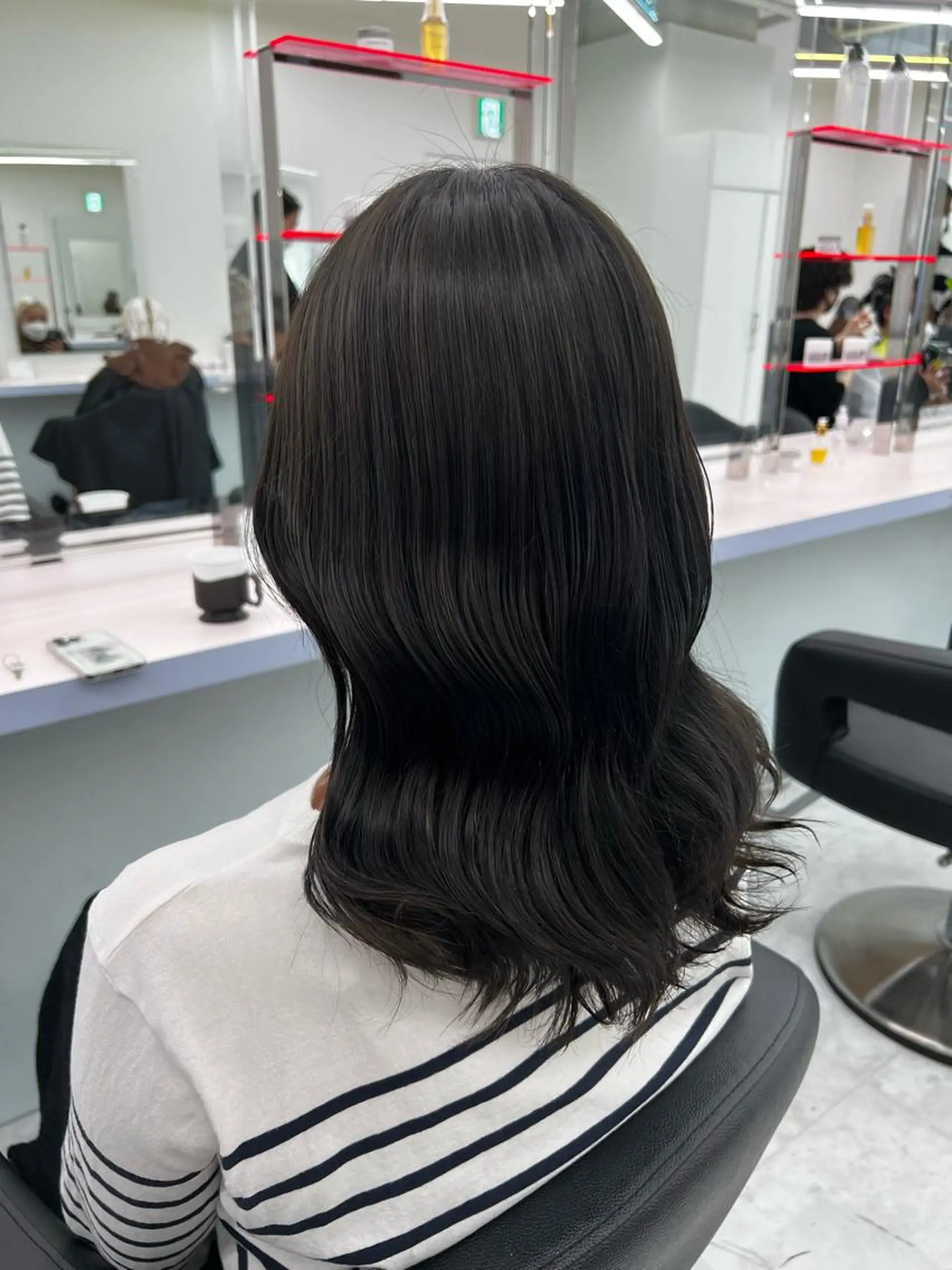 セミロング カラー お客様満足No.1 🌈Neneのヘアスタイル