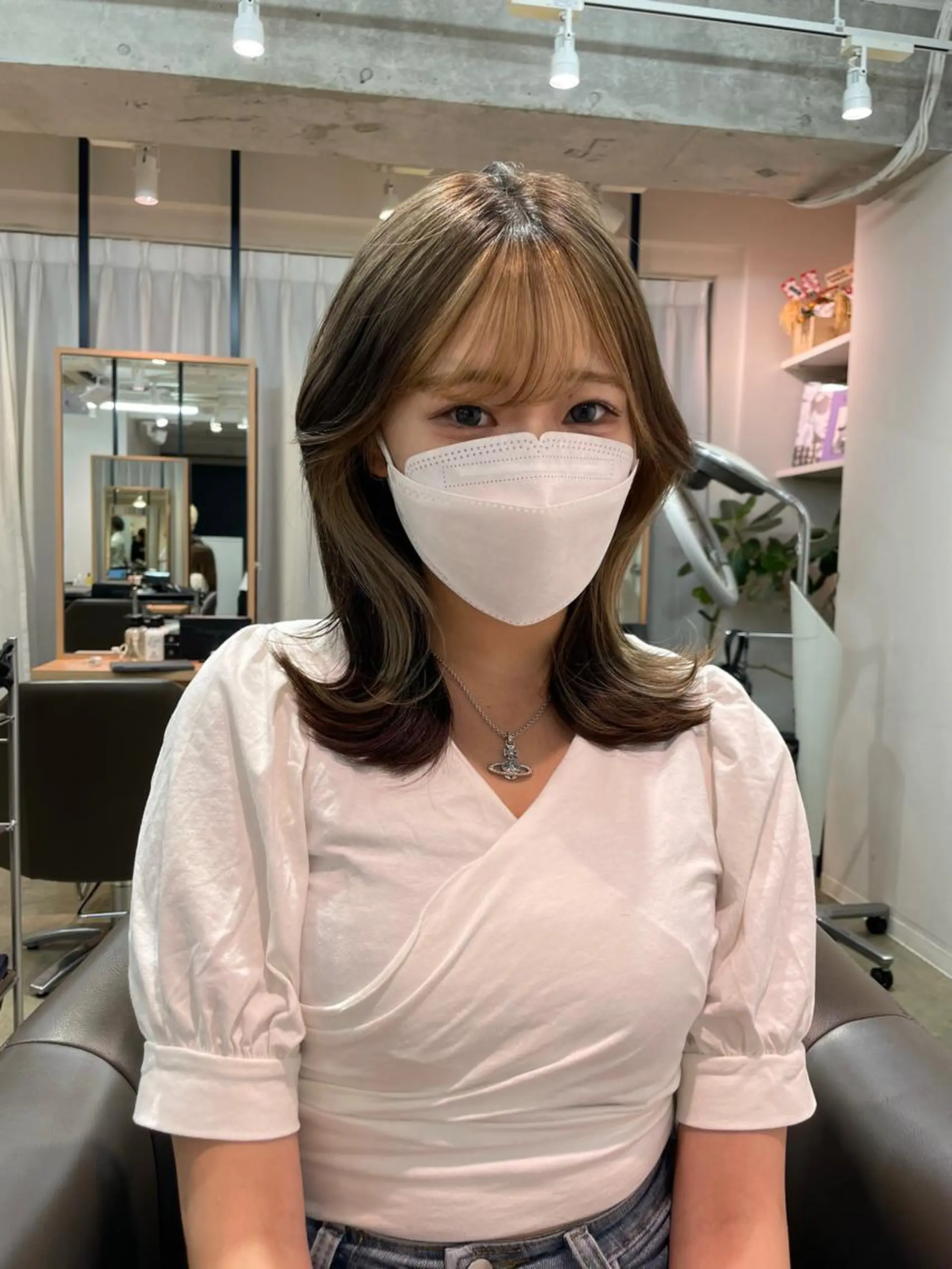 ミディアム ❤️ショートカット ・顔周りカット❤️のヘアスタイル