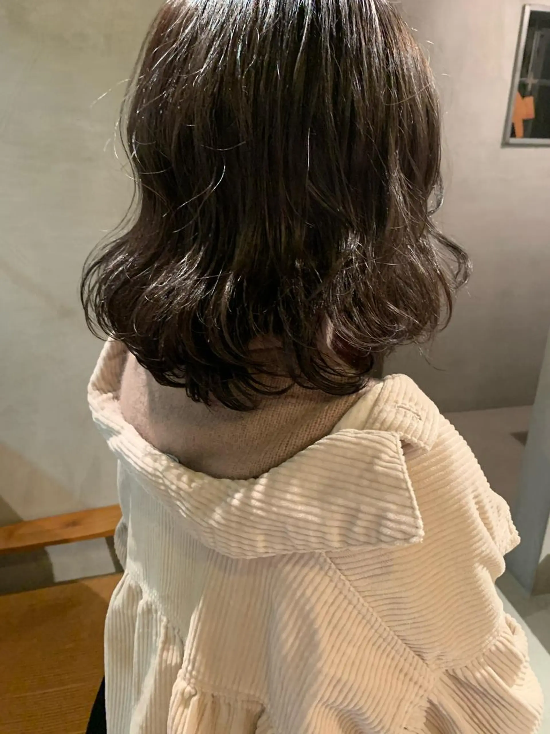 ミディアム カラー レイヤー/韓国ヘア 杉浦結梨のヘアスタイル