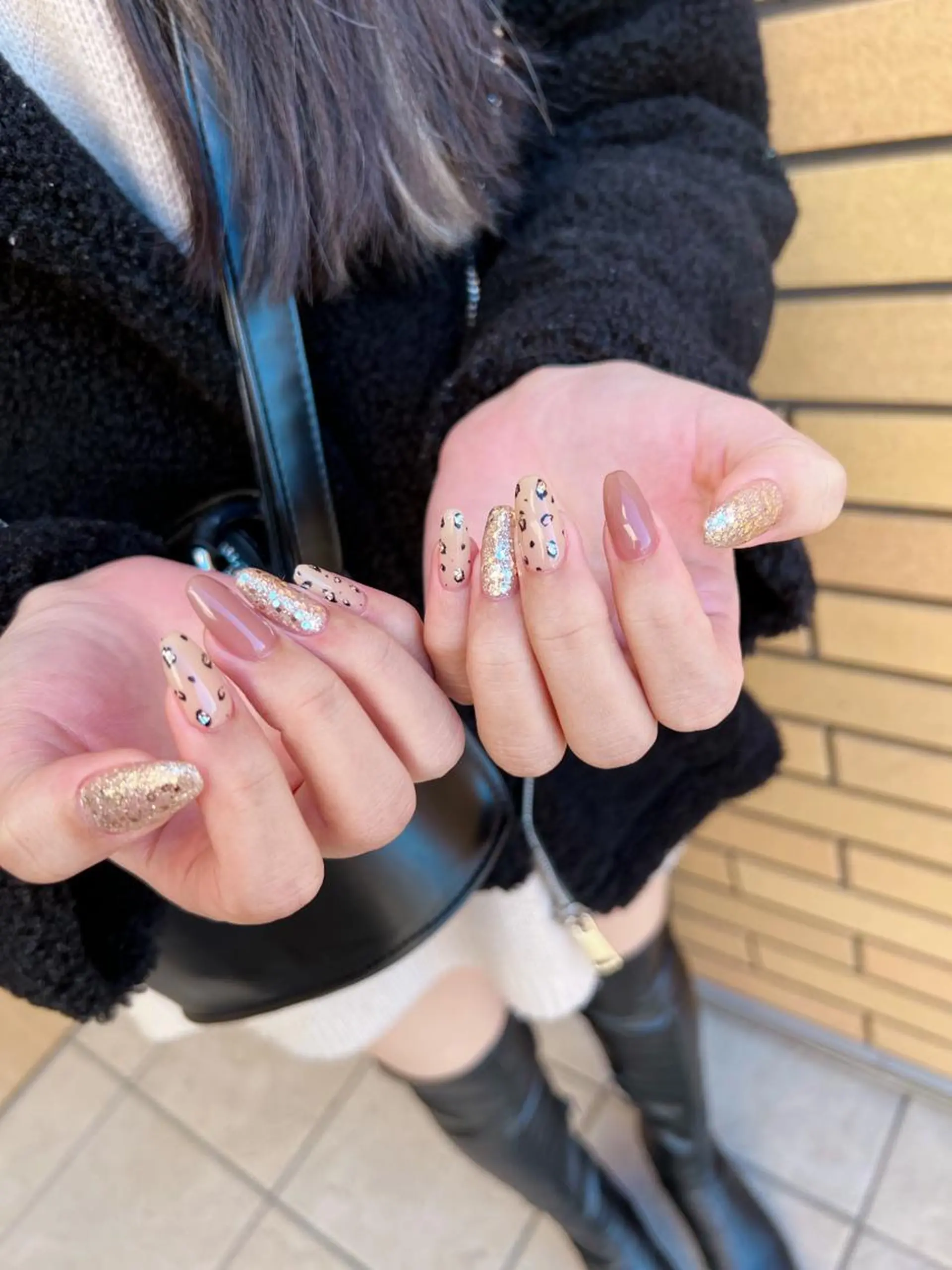 ネイル オーロラネイル 長さ出し ジェルネイル 韓国ネイル 持ち込み ハンドネイル MH Nailのネイルデザイン