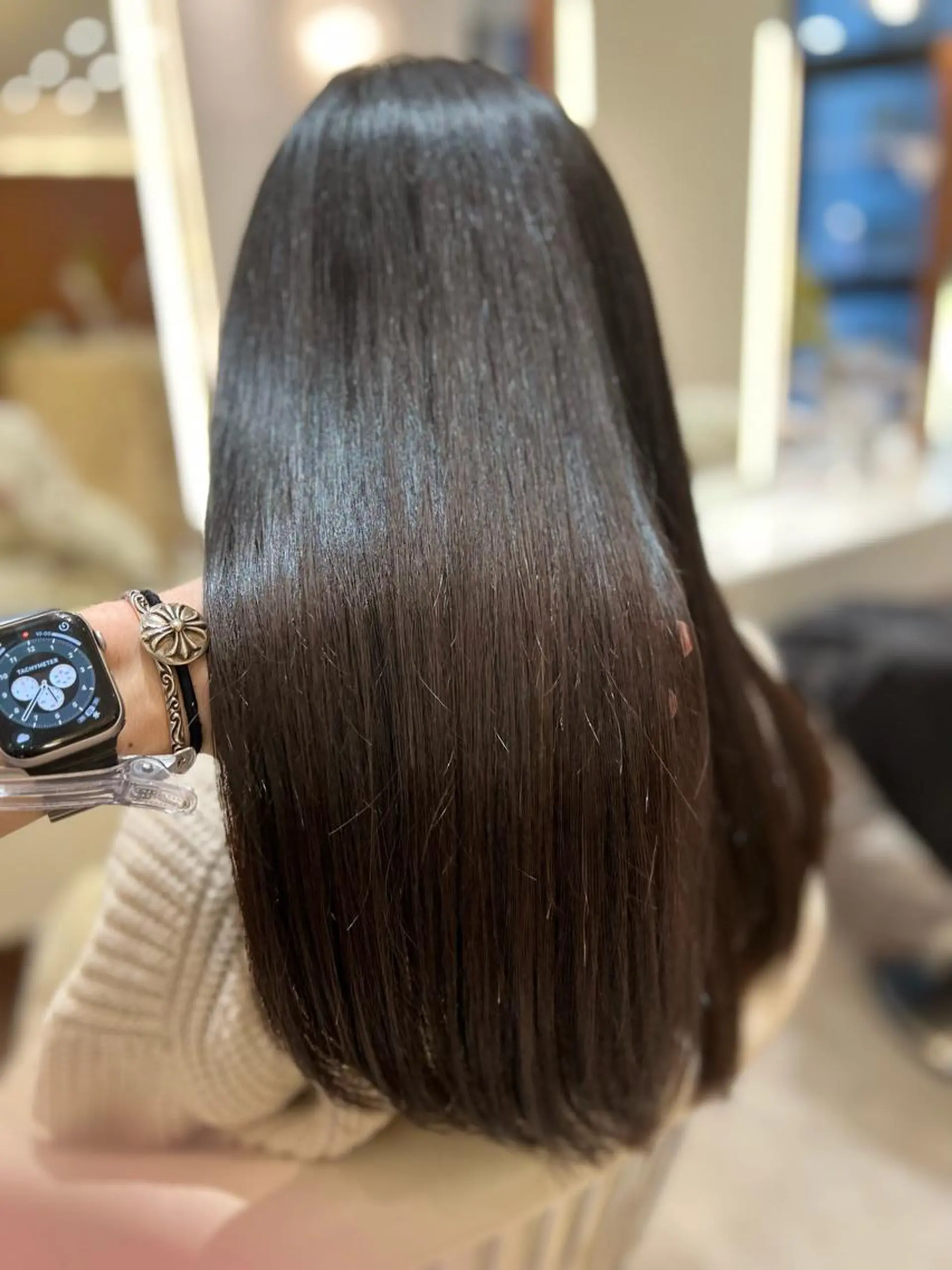 セミロング パーマ ストレートパーマ カット 縮毛矯正 トリートメント ヘアセット 韓国レイヤー🇰🇷 韓国研修◎渋谷カイトのヘアスタイル