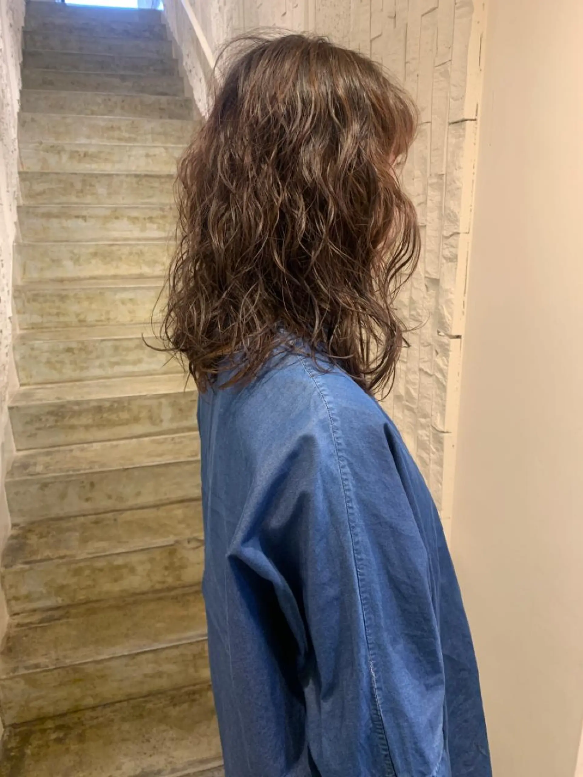 ミディアム パーマ 【takk】 ナカヤママサヨシのヘアスタイル