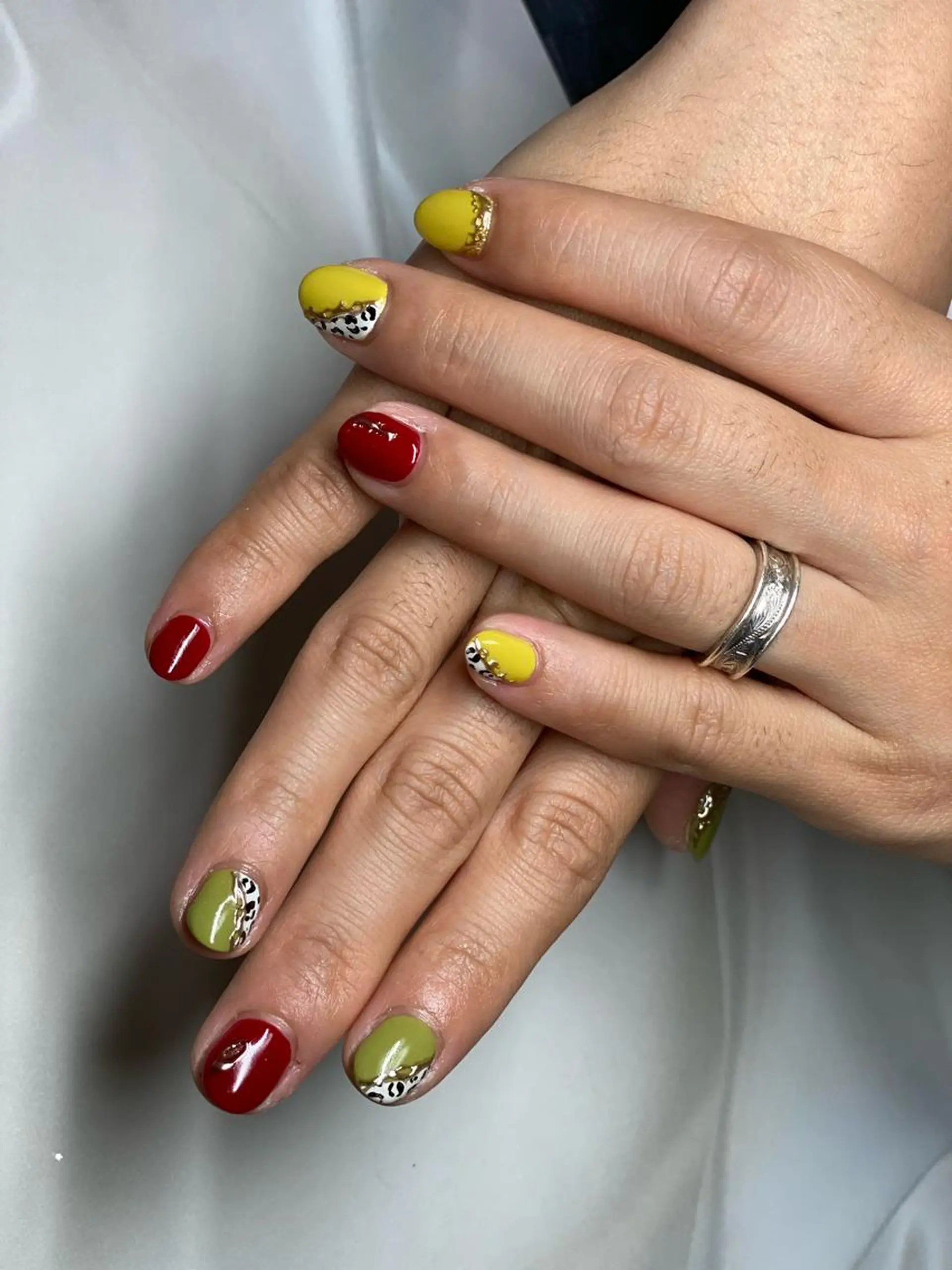 ネイル アニマル柄 R.I所属・R.I みちのネイルデザイン