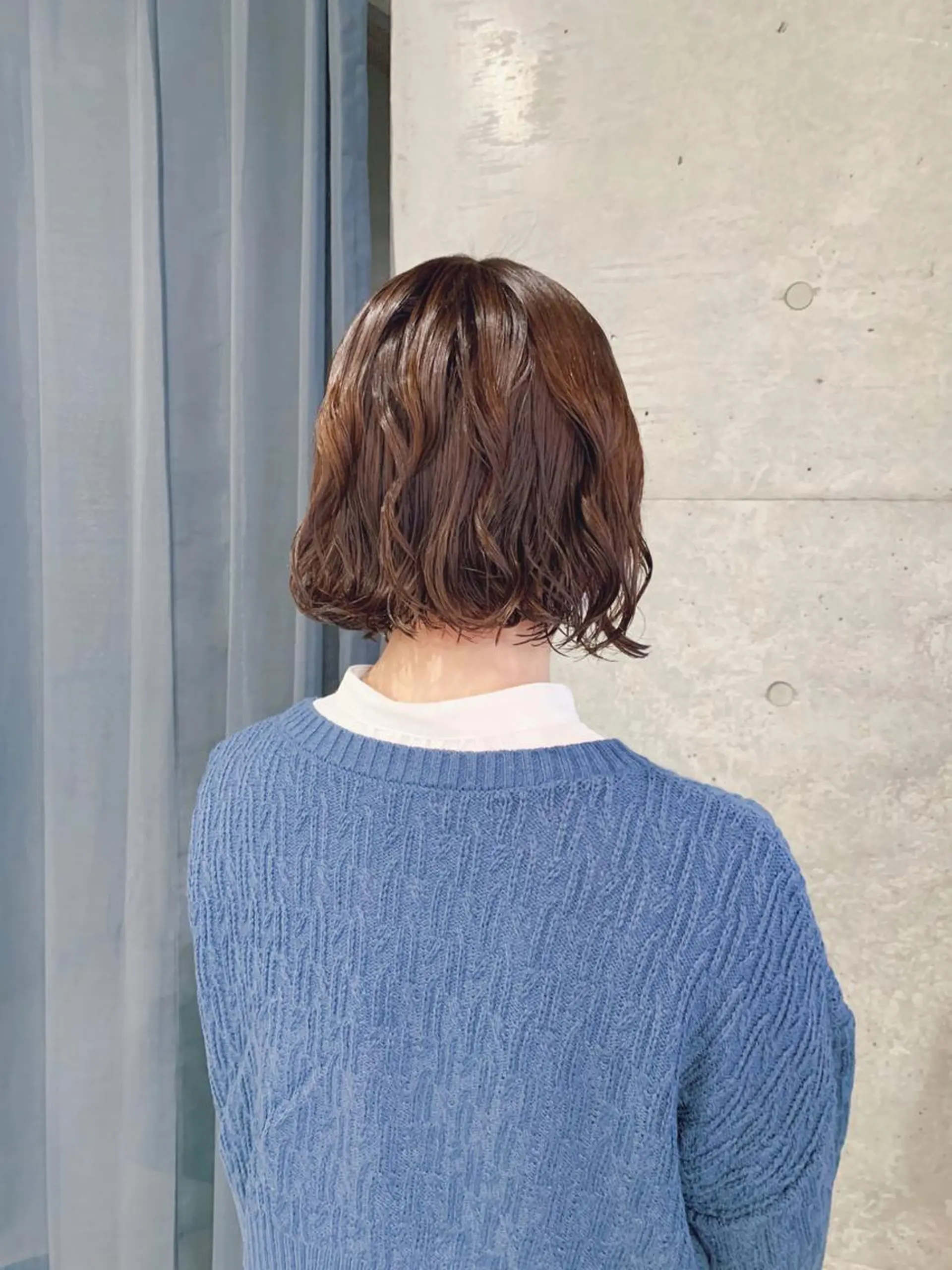 パーマ ボブパーマコテ巻き風 パーマNo1深江秀平のヘアスタイル