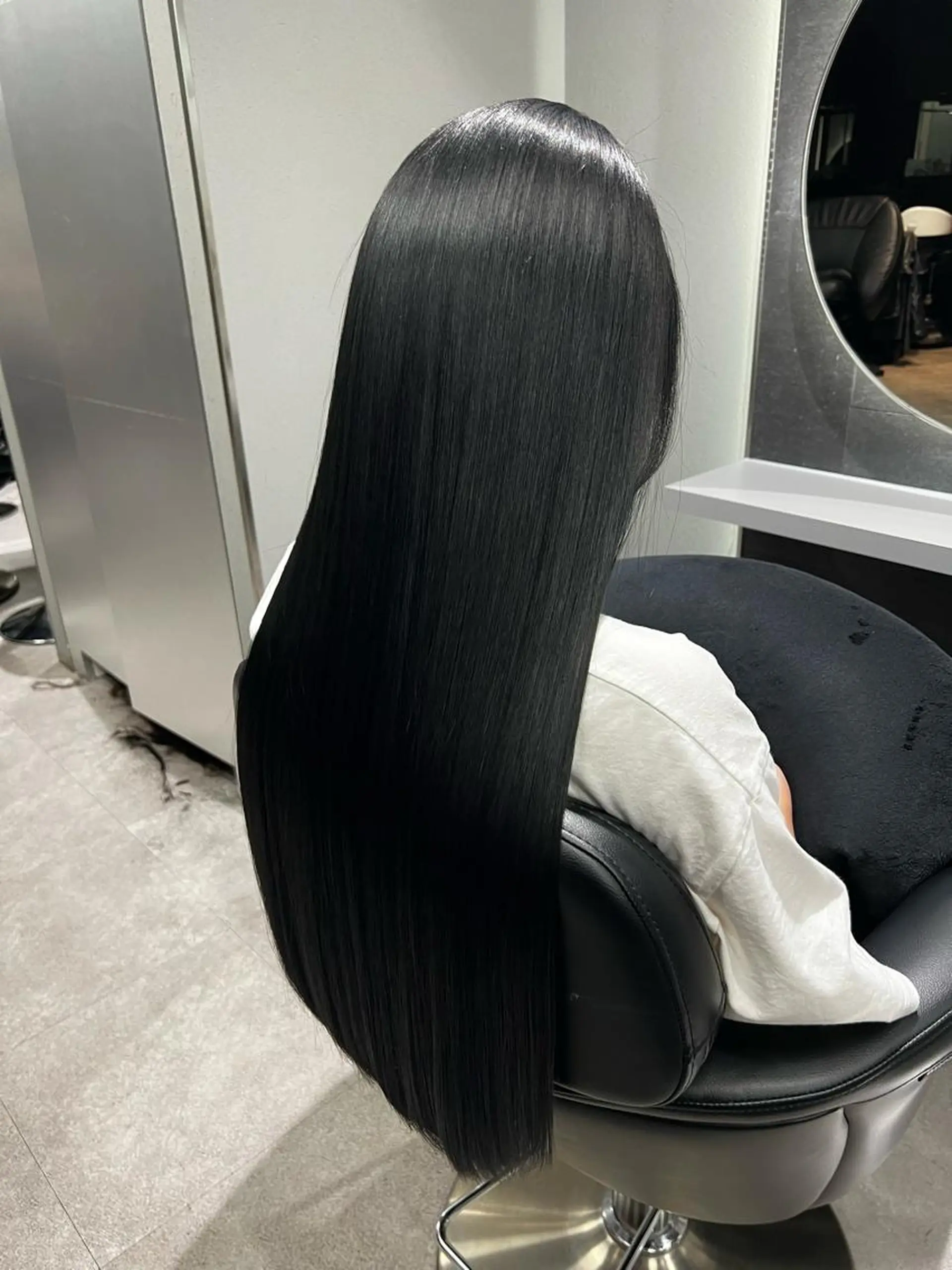 ロング カット ヘアカラー 縮毛矯正 トリートメント ❣️韓国/髪質改善 🫧yamato👑のヘアスタイル