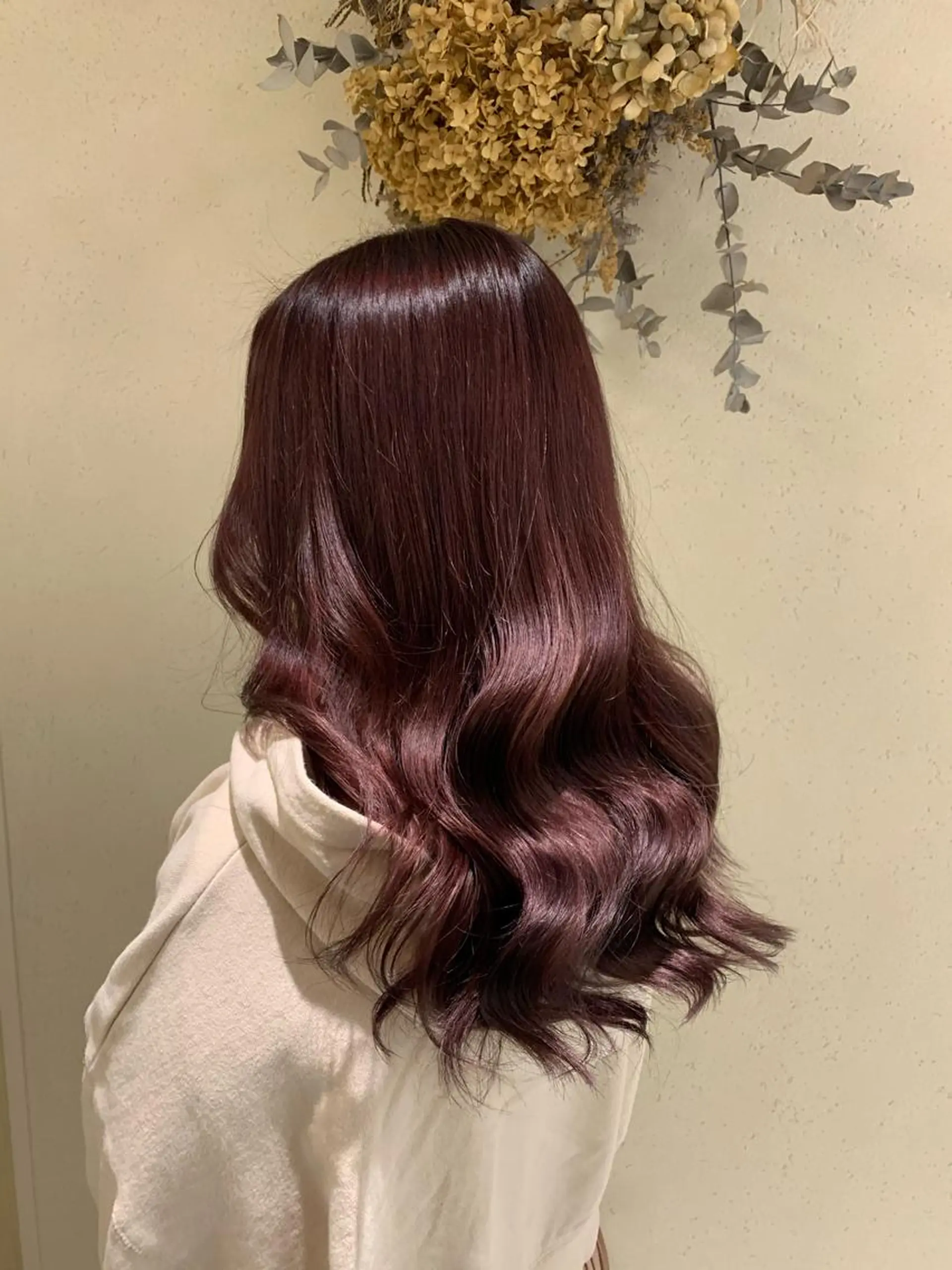 ロング カラー ブリーチ ブリーチなしカラー Blue 髪質改善 💎松藤 莉奈のヘアスタイル