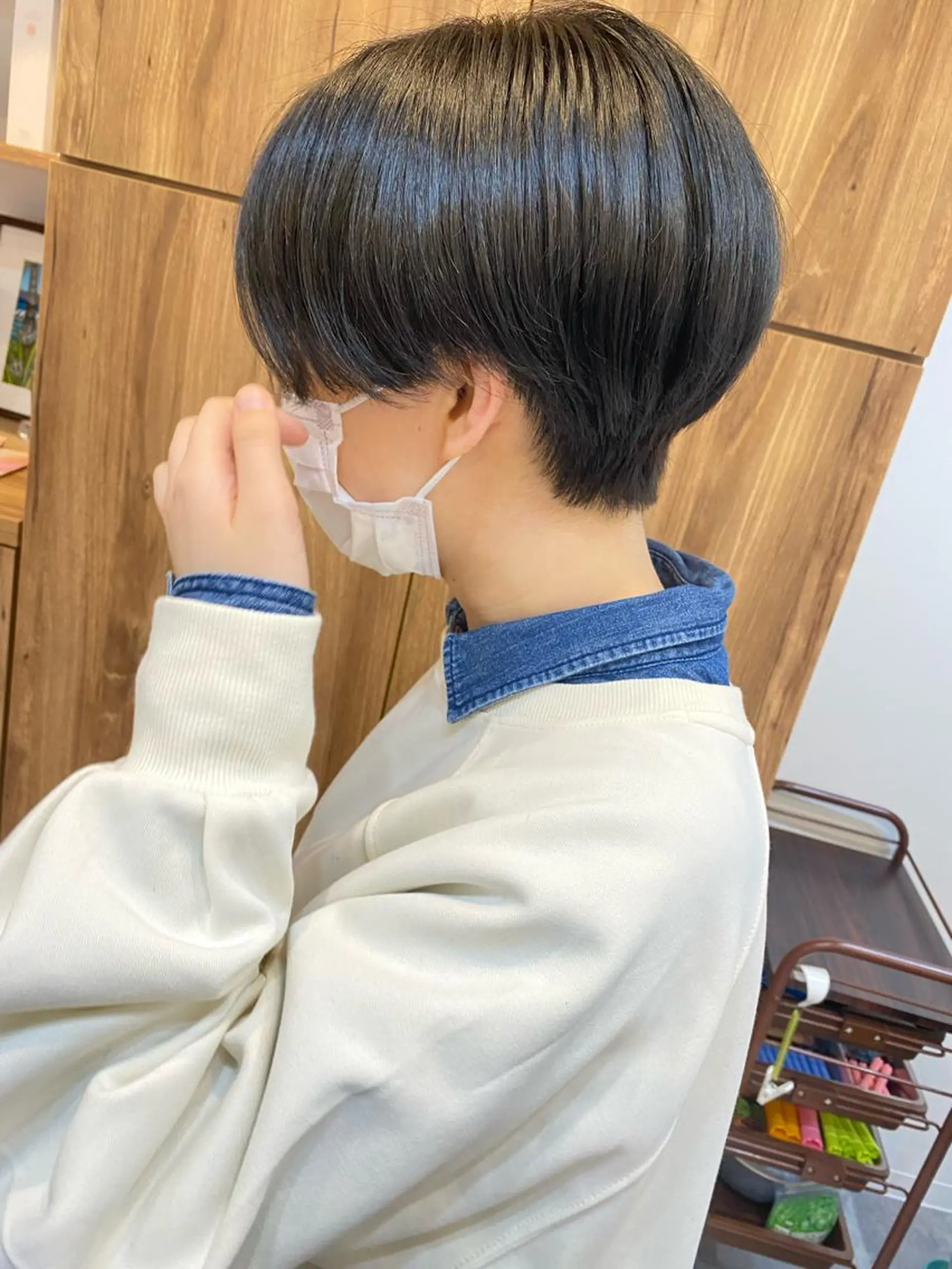 ショート カラー カット ヘアカラー トリートメント ショート、ボブ シマダマサトのヘアスタイル