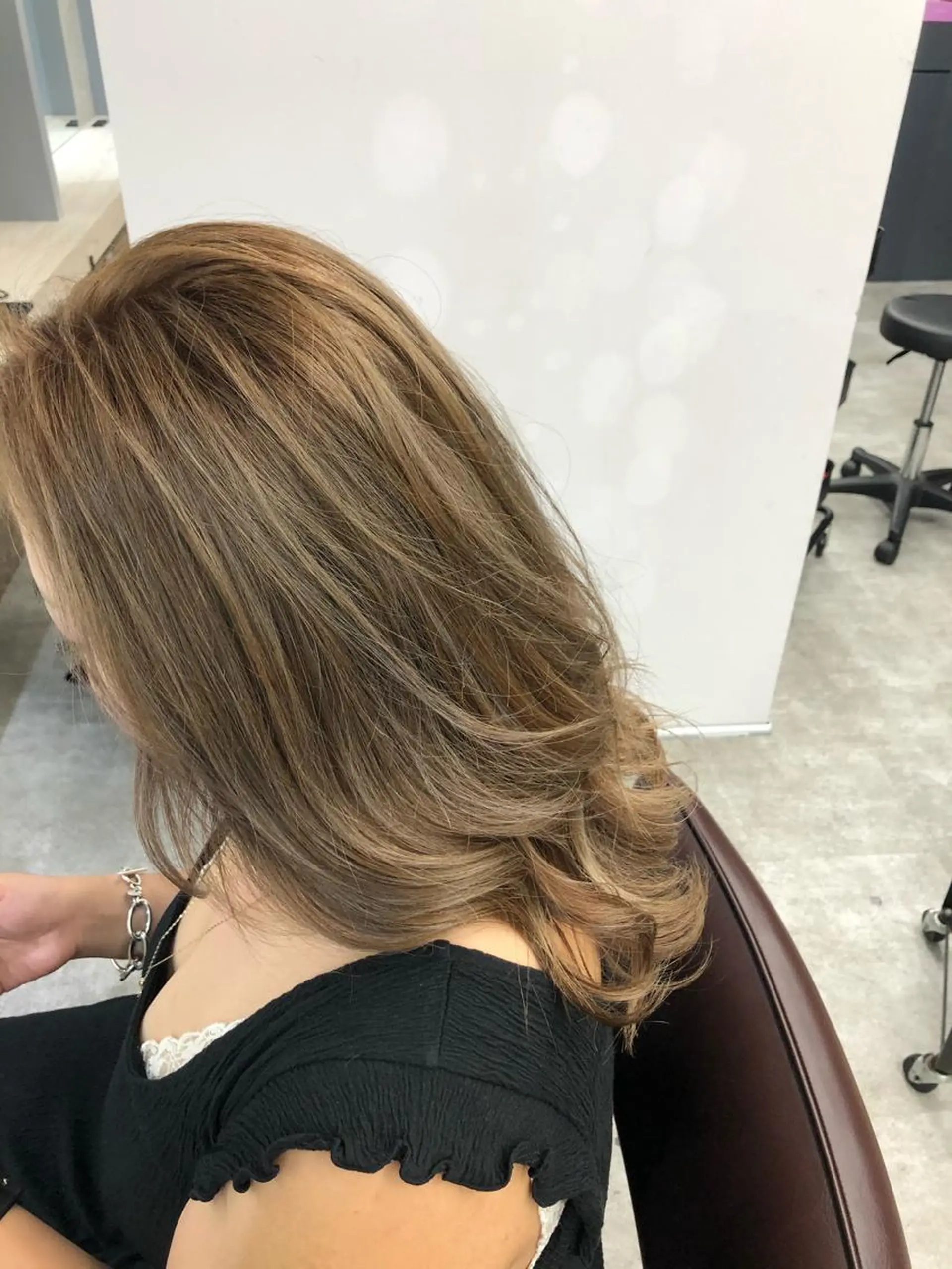 ロング カラー ヘアカラー トリートメント 🌟髪質改善ケアカラ ー美髪縮毛矯正y🌟のヘアスタイル