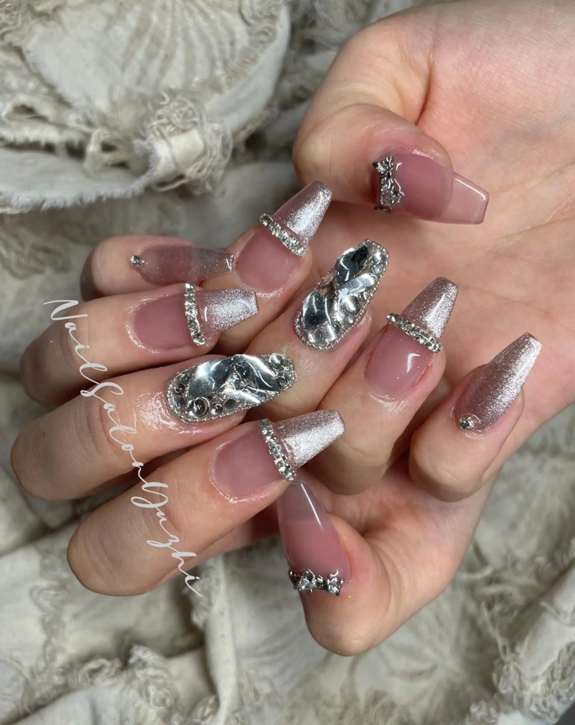 ネイル ハンドネイル MAKI💚💚💚 秋葉原.のネイルデザイン