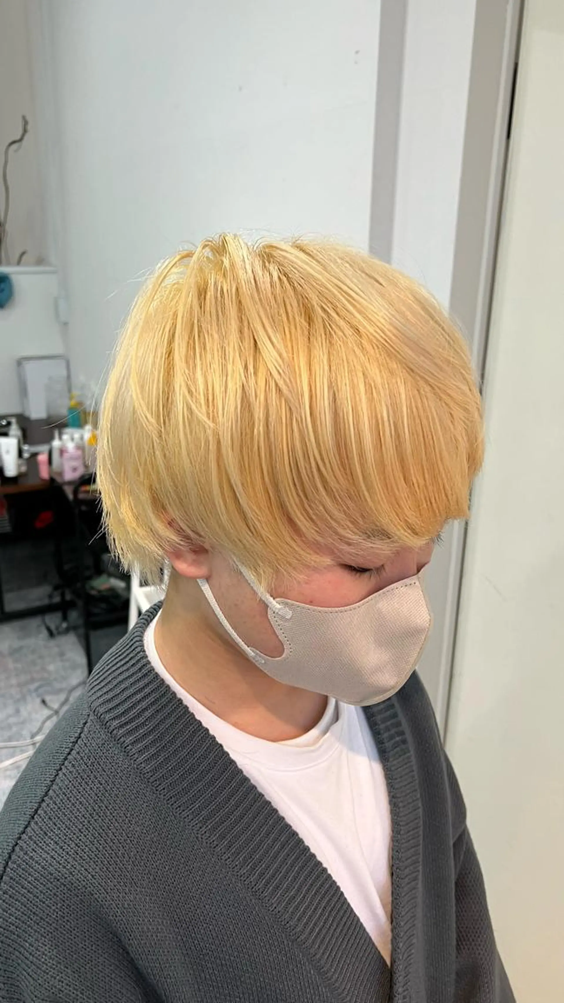 カラー メンズ 🌈re-room EIKI🇰🇷のヘアスタイル