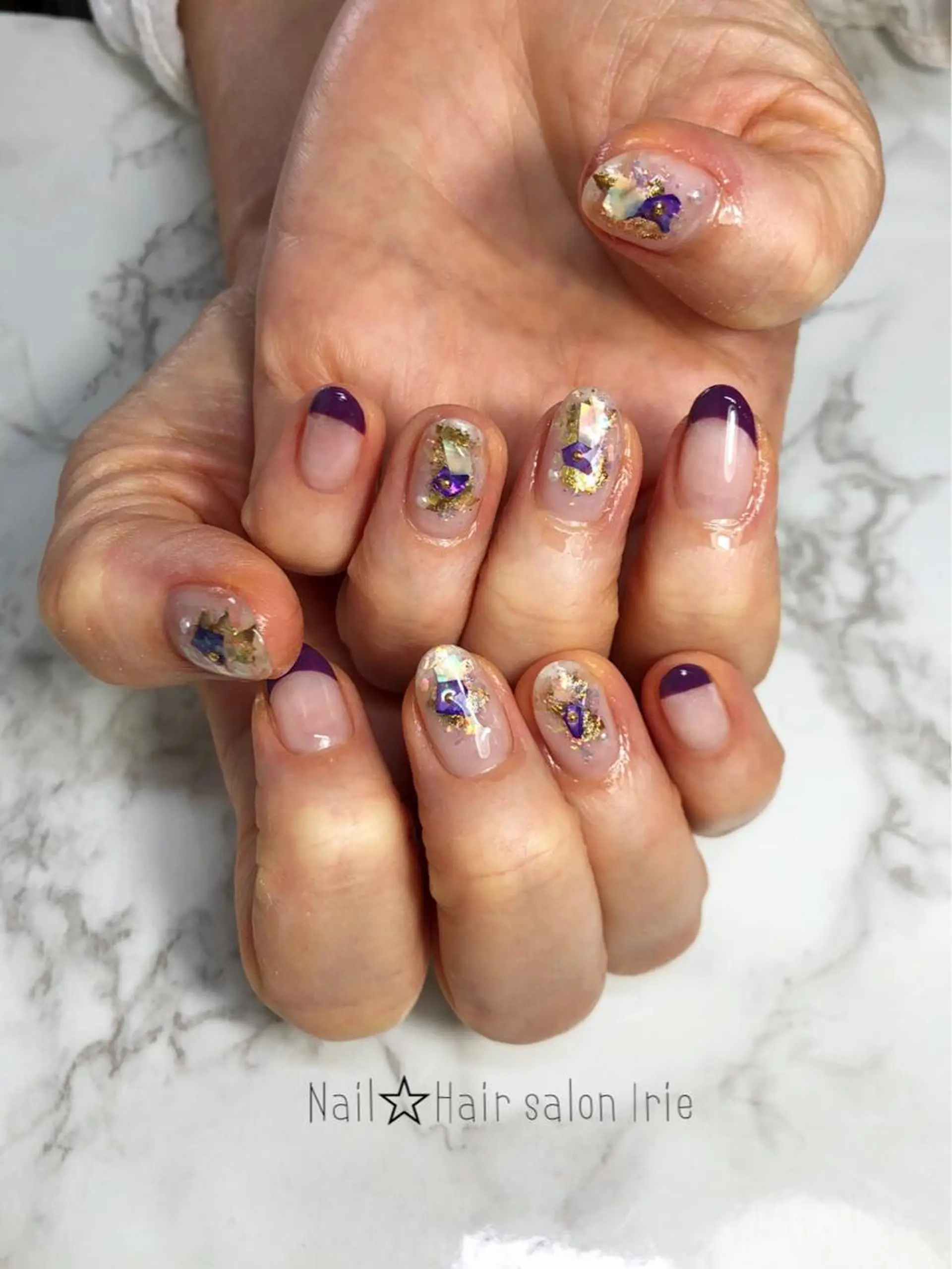 ネイル ハンドネイル Hair salon Irie所属・與儀 知佳のネイルデザイン