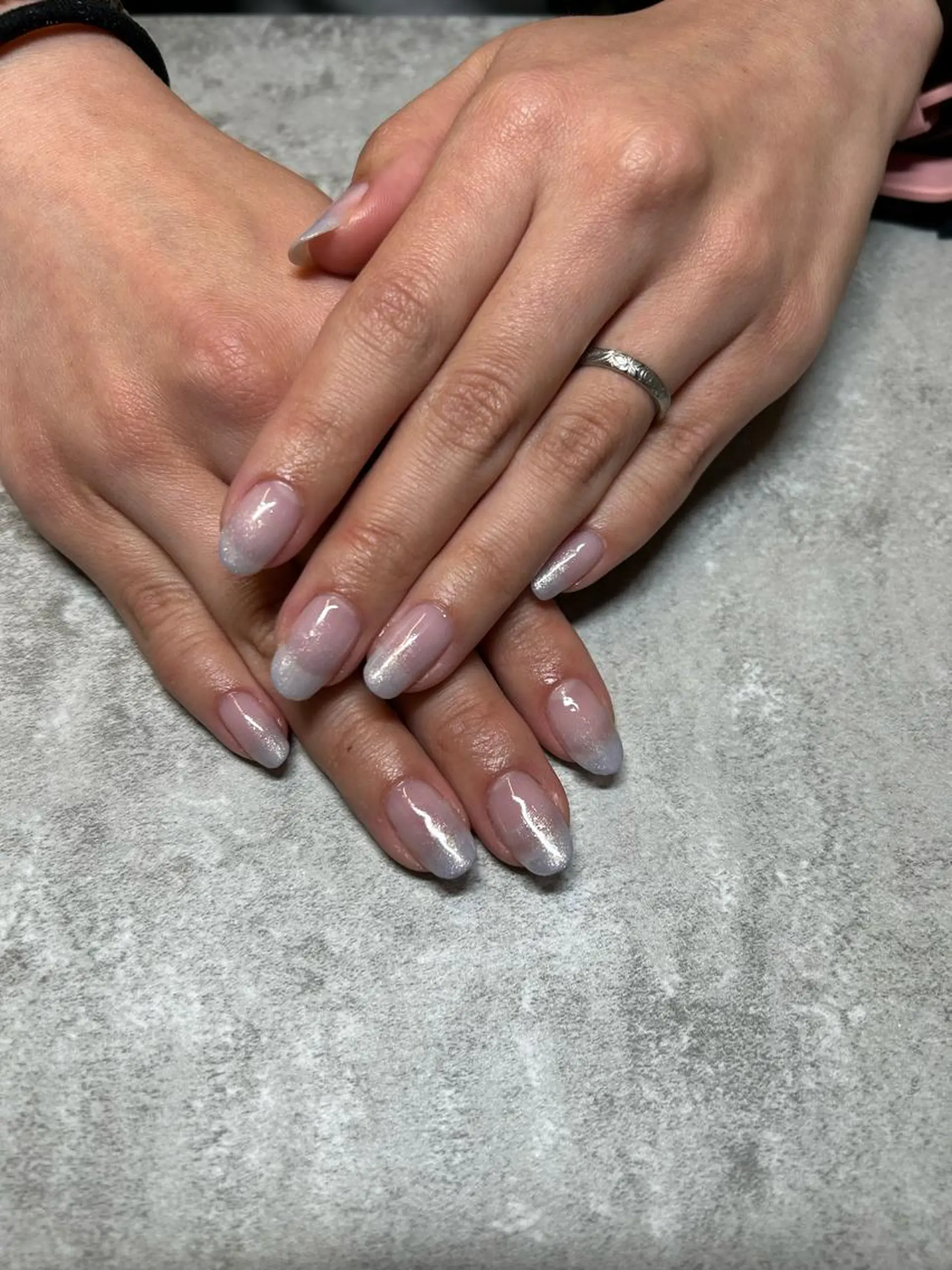 ネイル ラメ(グリッター) ラメグラデーション ハンドネイル 自宅サロン♡ Mamiのネイルデザイン