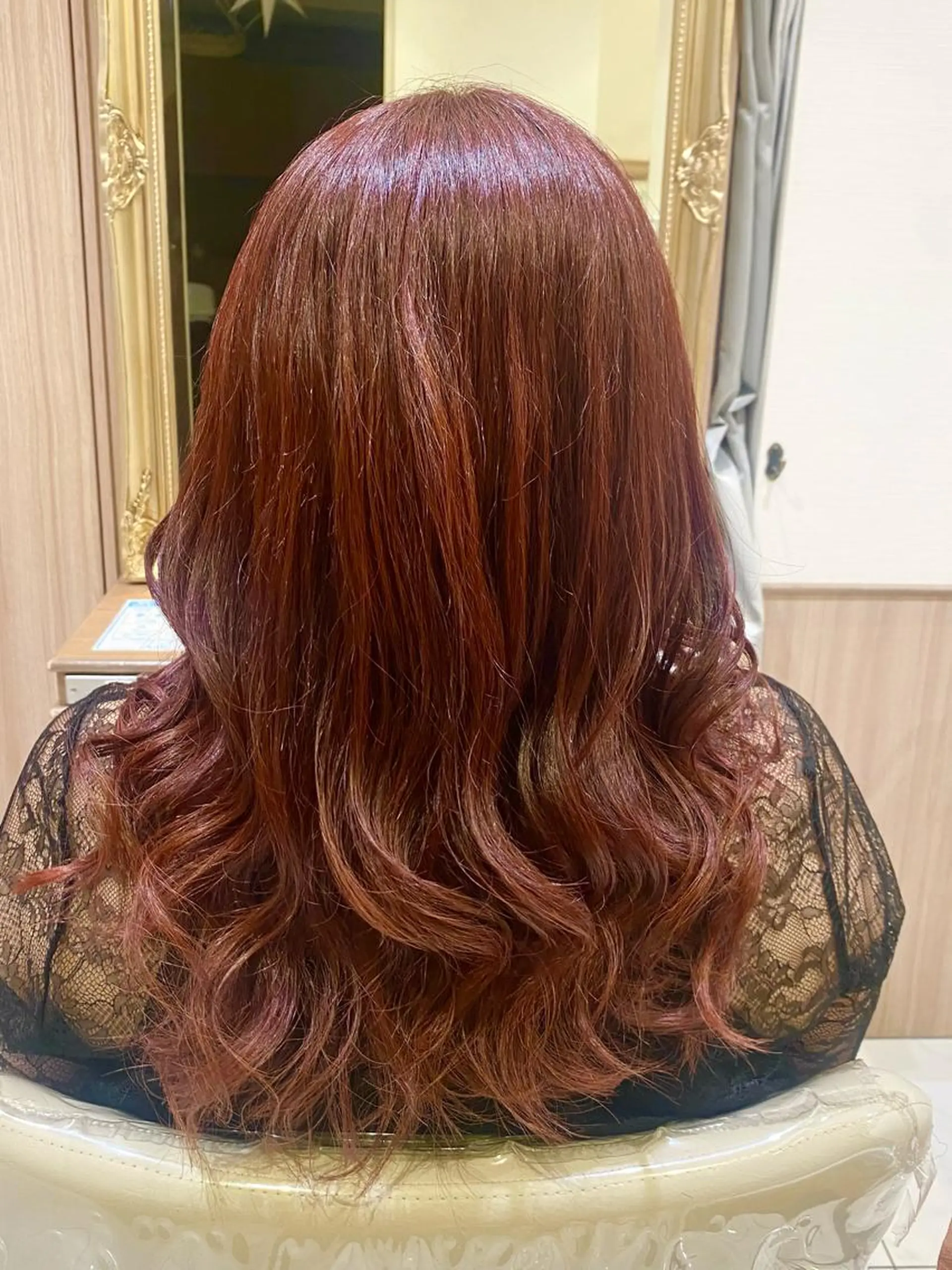 ロング カラー パーマ 古川 琴美のヘアスタイル