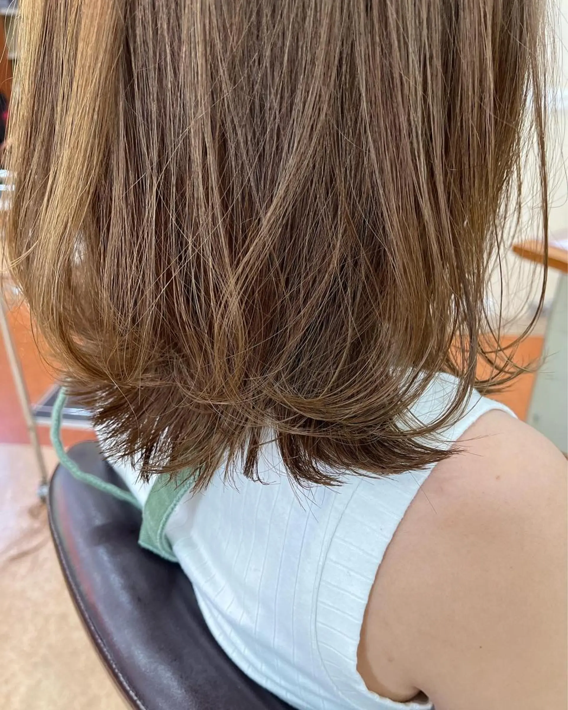 セミロング カラー 【ニュアンスカラー・ 髪質改善】スズキカナのヘアスタイル