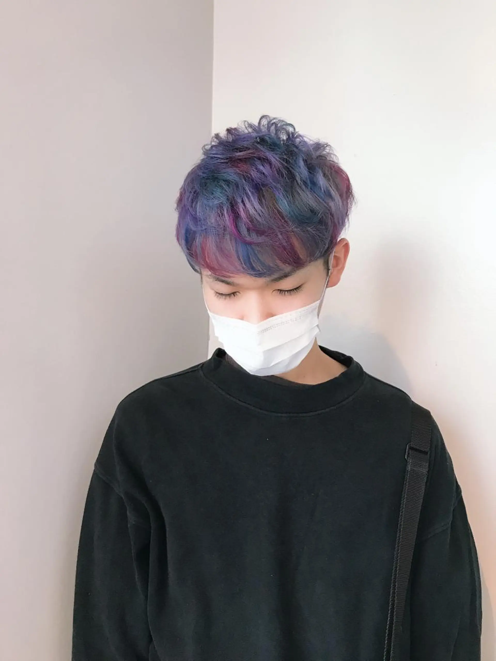 カラー メンズ 松本 唯のヘアスタイル