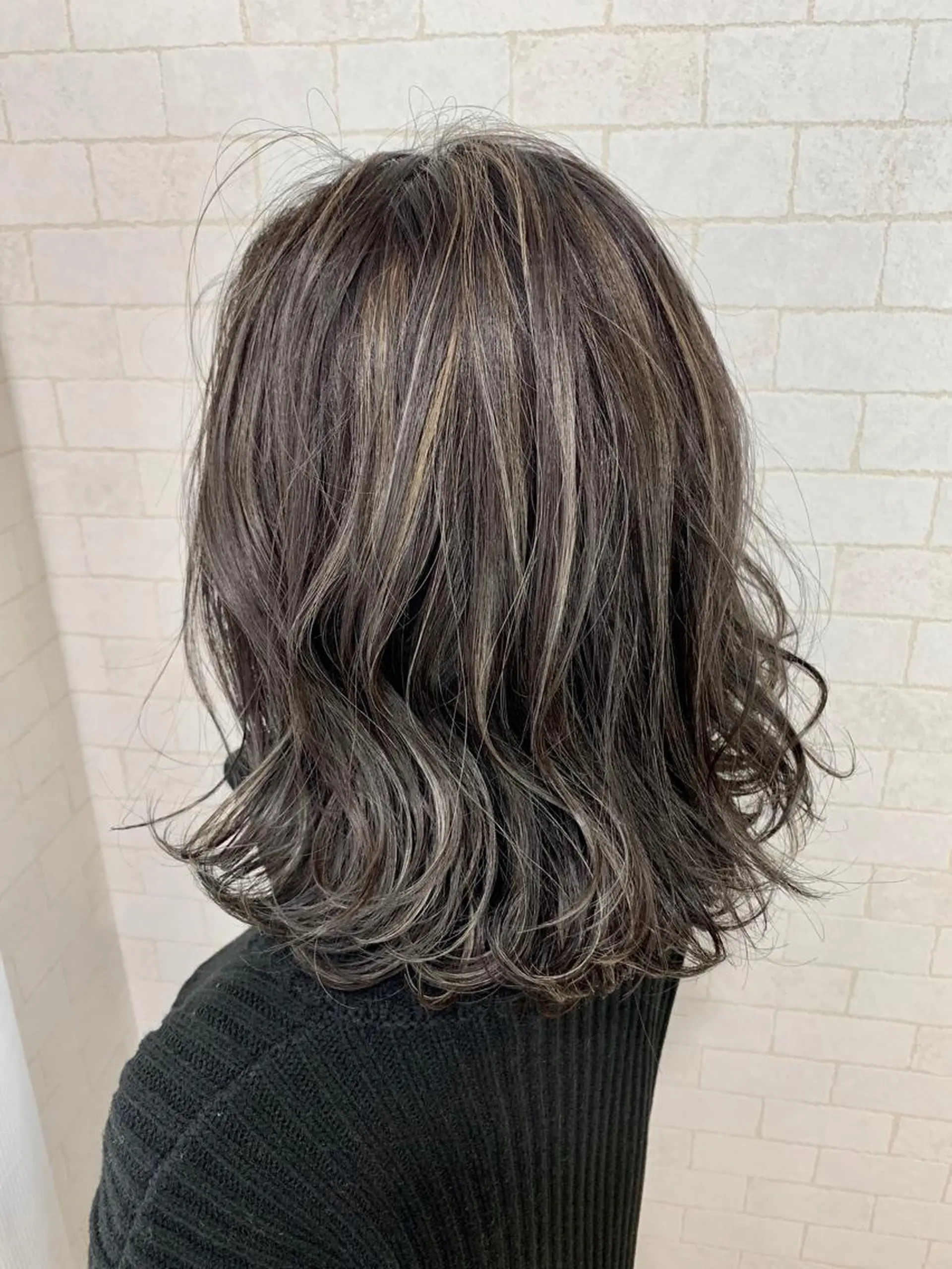 ミディアム 神野 雅樹のヘアスタイル