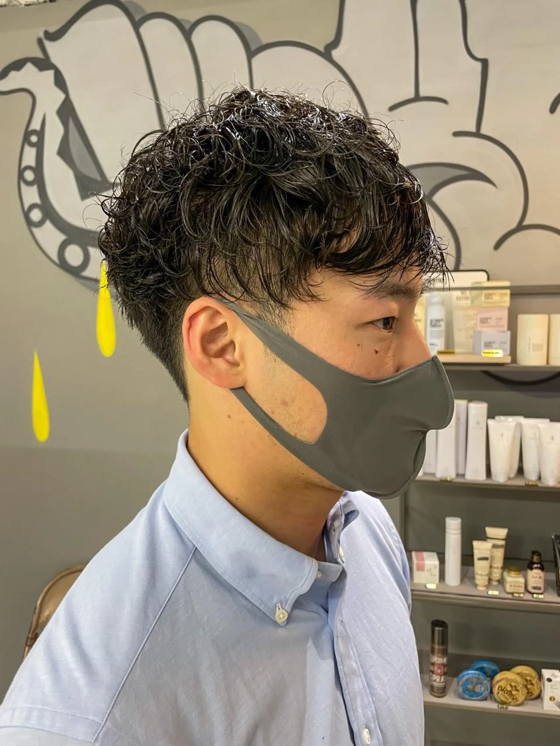 パーマ メンズ メンズ専門サロン wokeのヘアスタイル