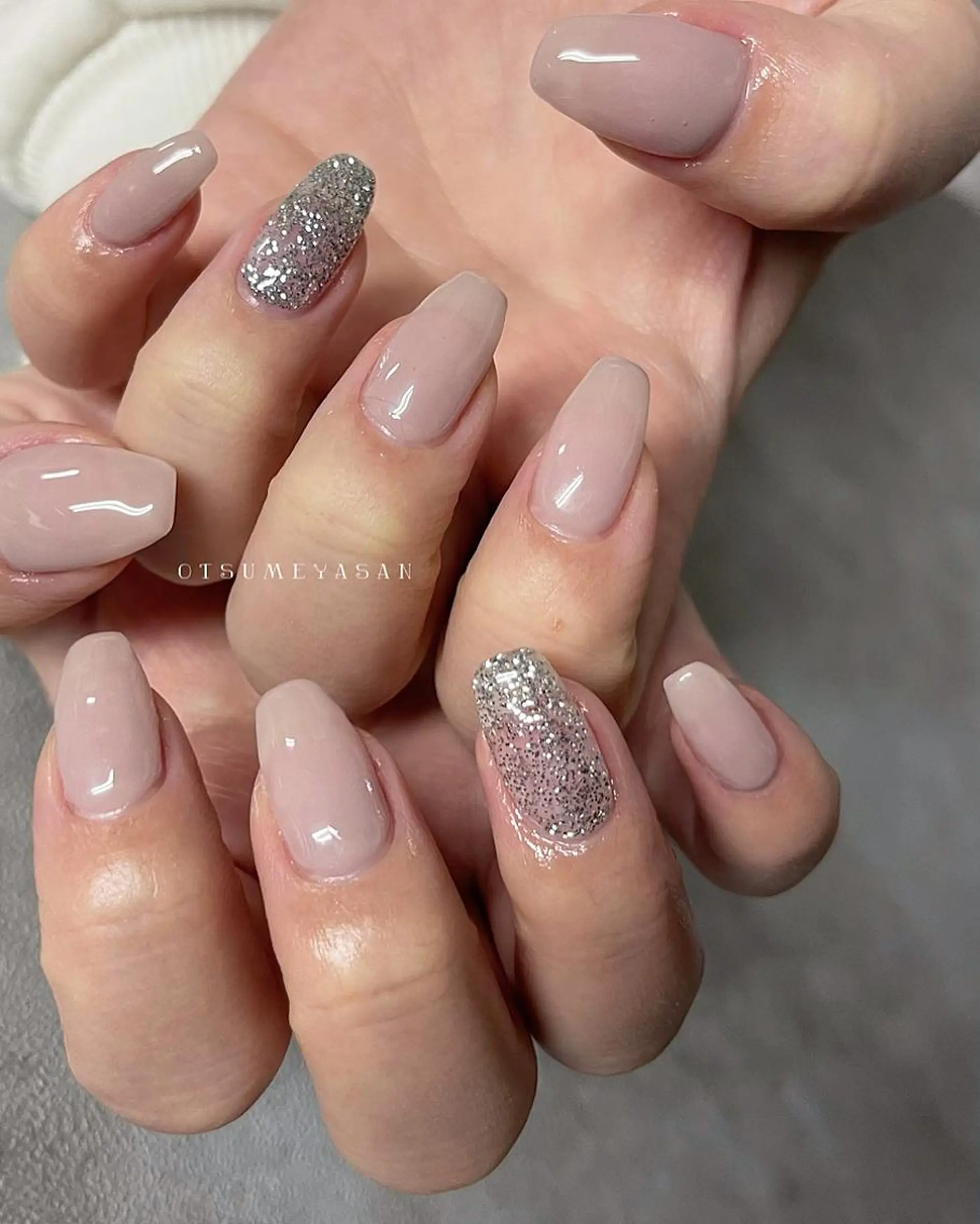 ネイル ジェルネイル 韓国ネイル マグネットネイル ミラーネイル ニュアンスネイル otsumeyasan所属・わたなべ ちかのネイルデザイン