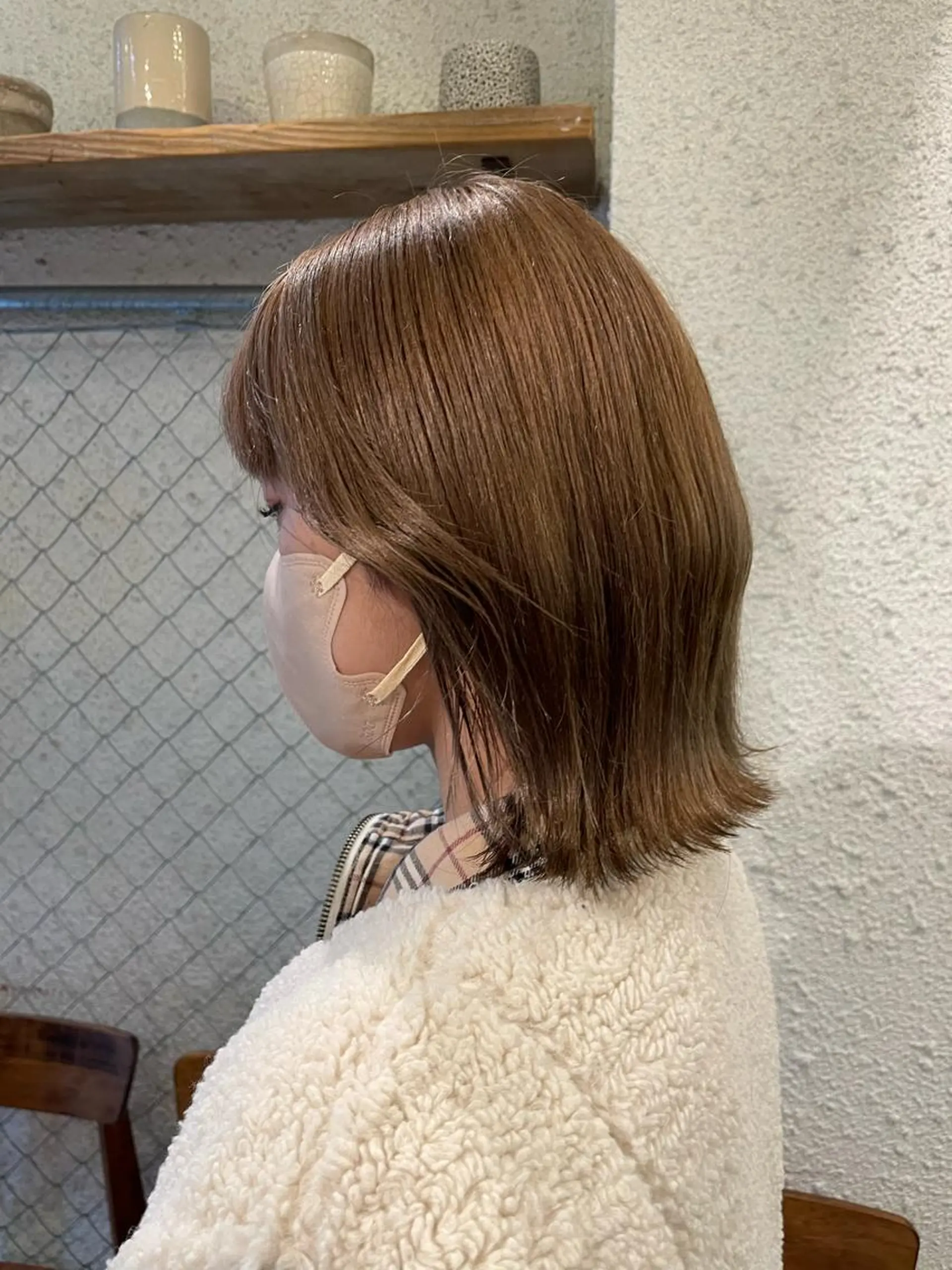 ミディアム カラー カット ヘアカラー トリートメント SALOWIN下北沢所属・hazuki 🌝のヘアスタイル