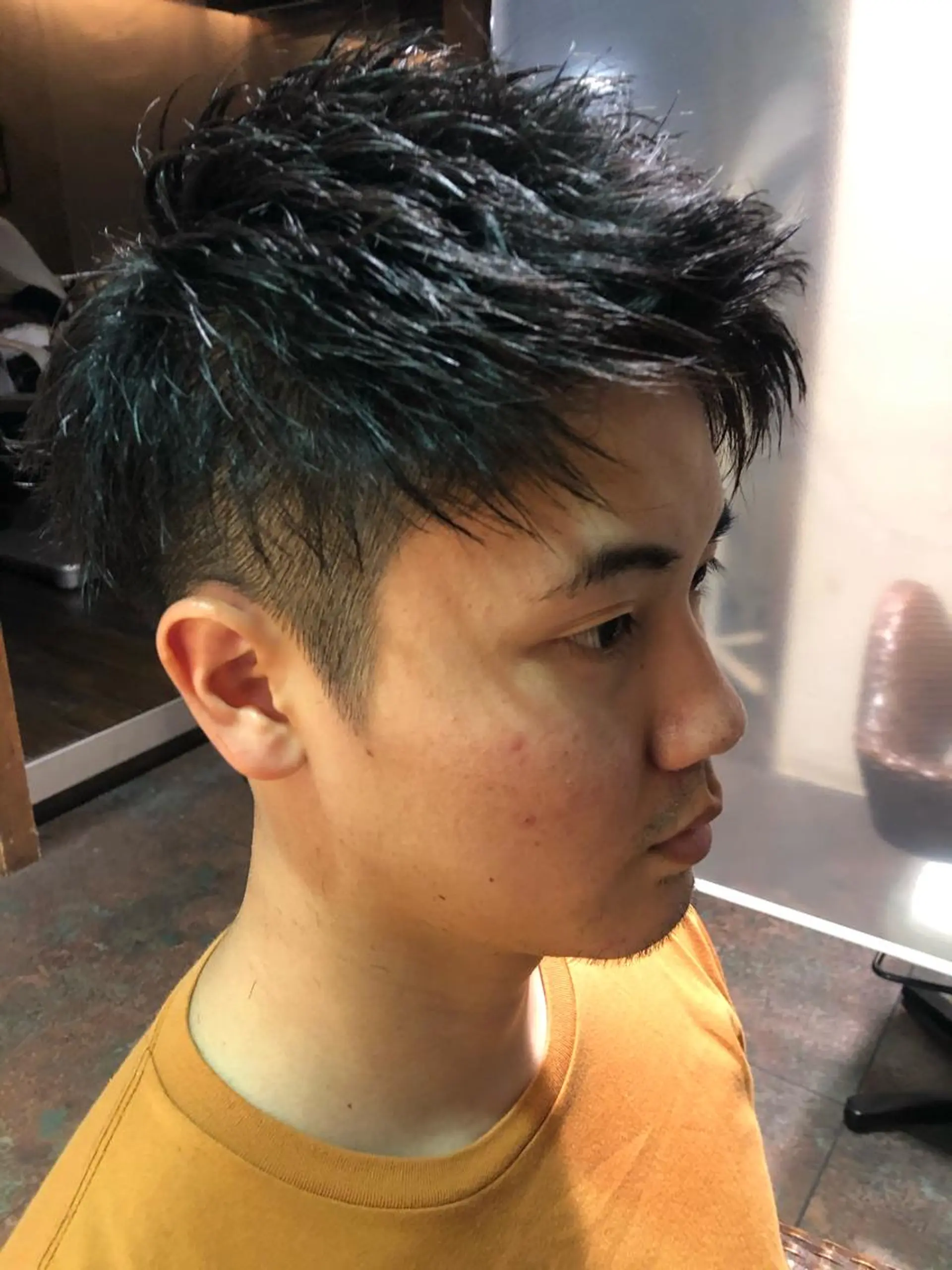 ショート パーマ メンズ パーマ/ハイトーン スパイキー/神田正紀のヘアスタイル