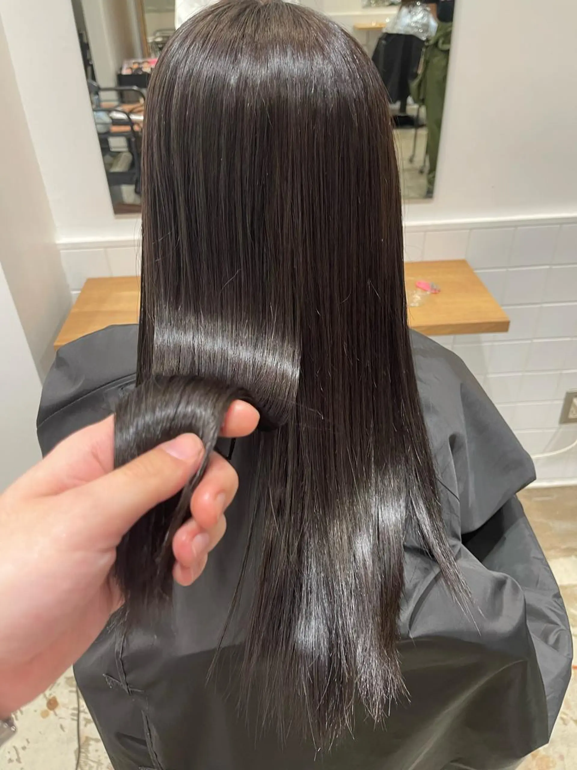 ロング カラー カット 縮毛矯正 トリートメント 悩みを解決💫似合せ RENのヘアスタイル