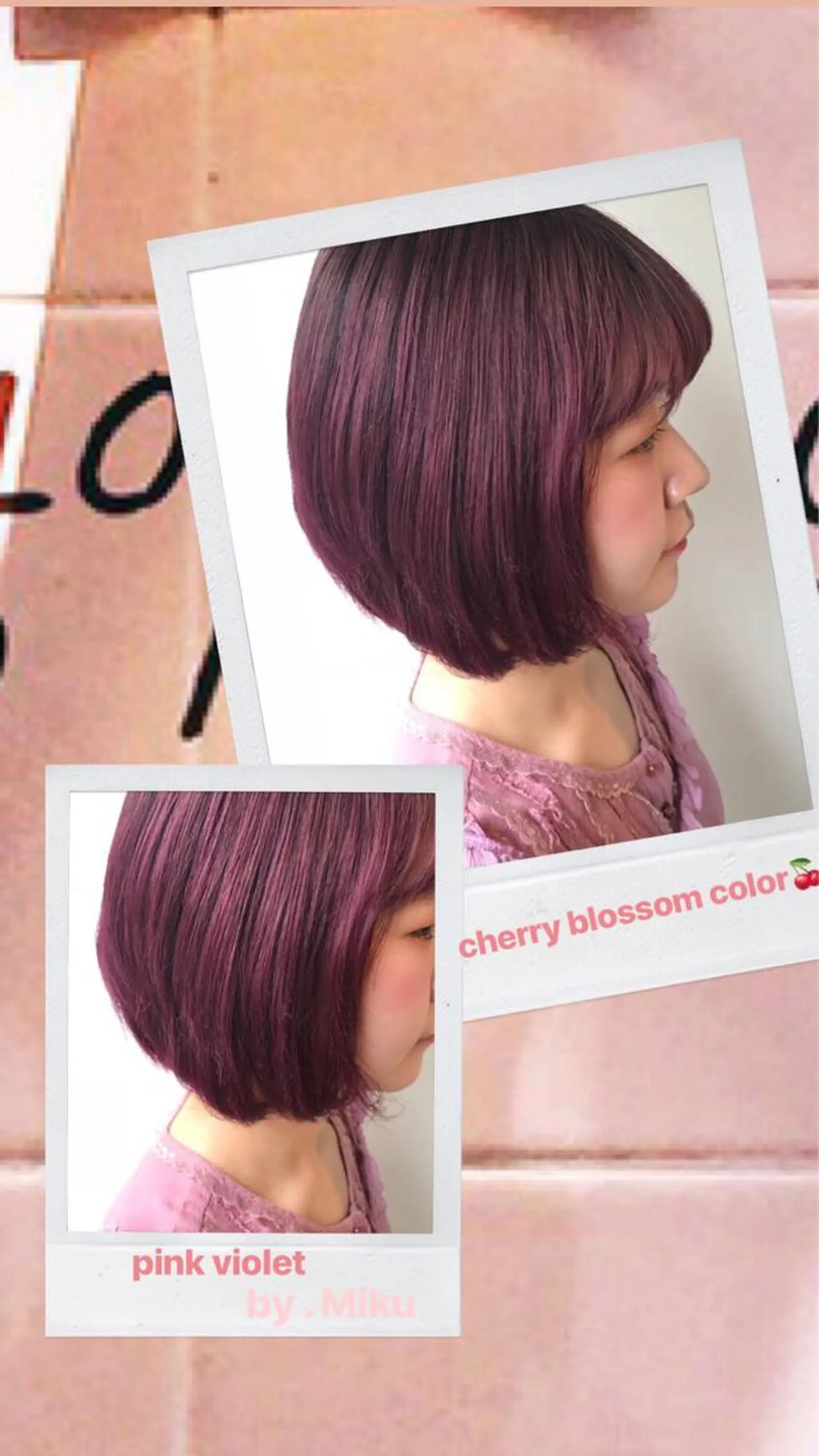 カラー Miku 🇺🇸のヘアスタイル