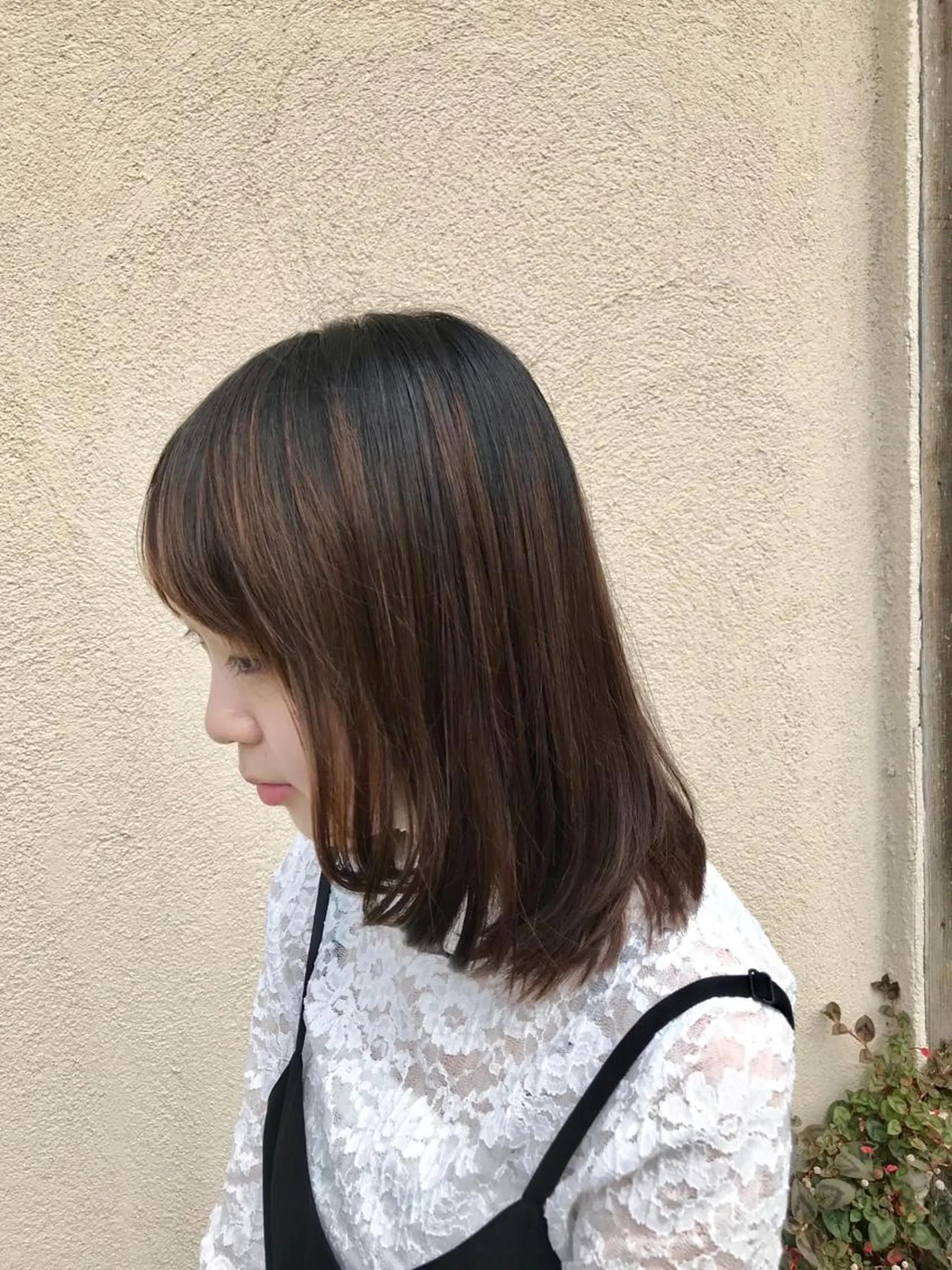 ミディアム 小杉輝/ショート /艶カラー✨のヘアスタイル