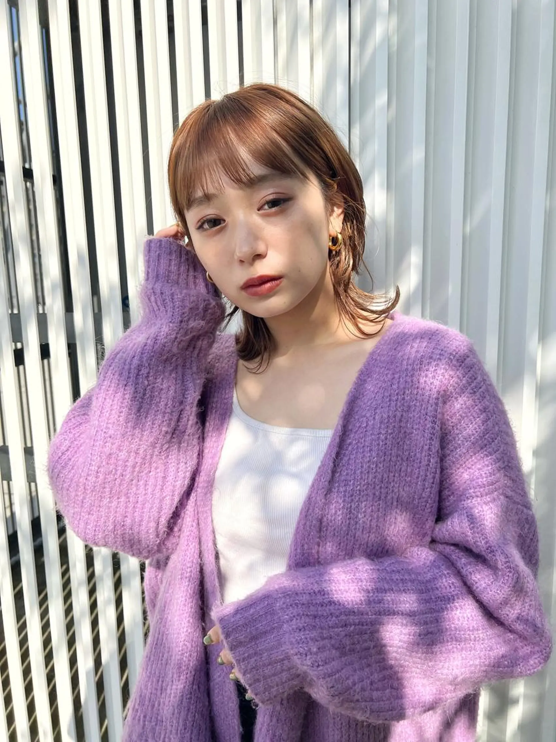 ミディアム カラー ベージュカラー オレンジ オレンジベージュ GO TODAY SHAiRE SALON Arc店所属・🉐メンズヘア特化 men's/ケンイチのヘアスタイル