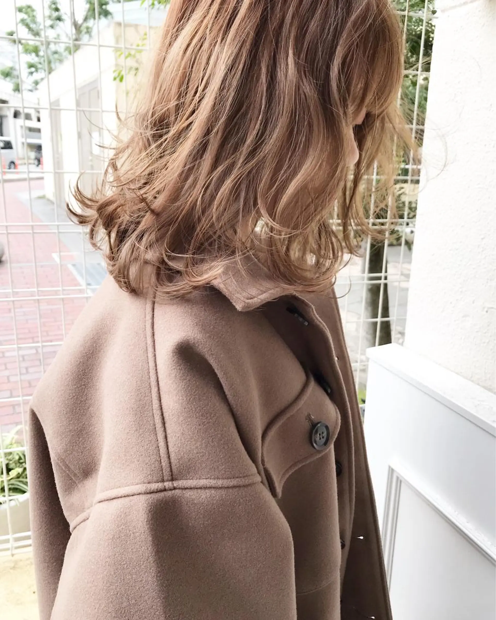 ミディアム レイヤーカット カット ヘアカラー トリートメント Musiiik hairのヘアスタイル