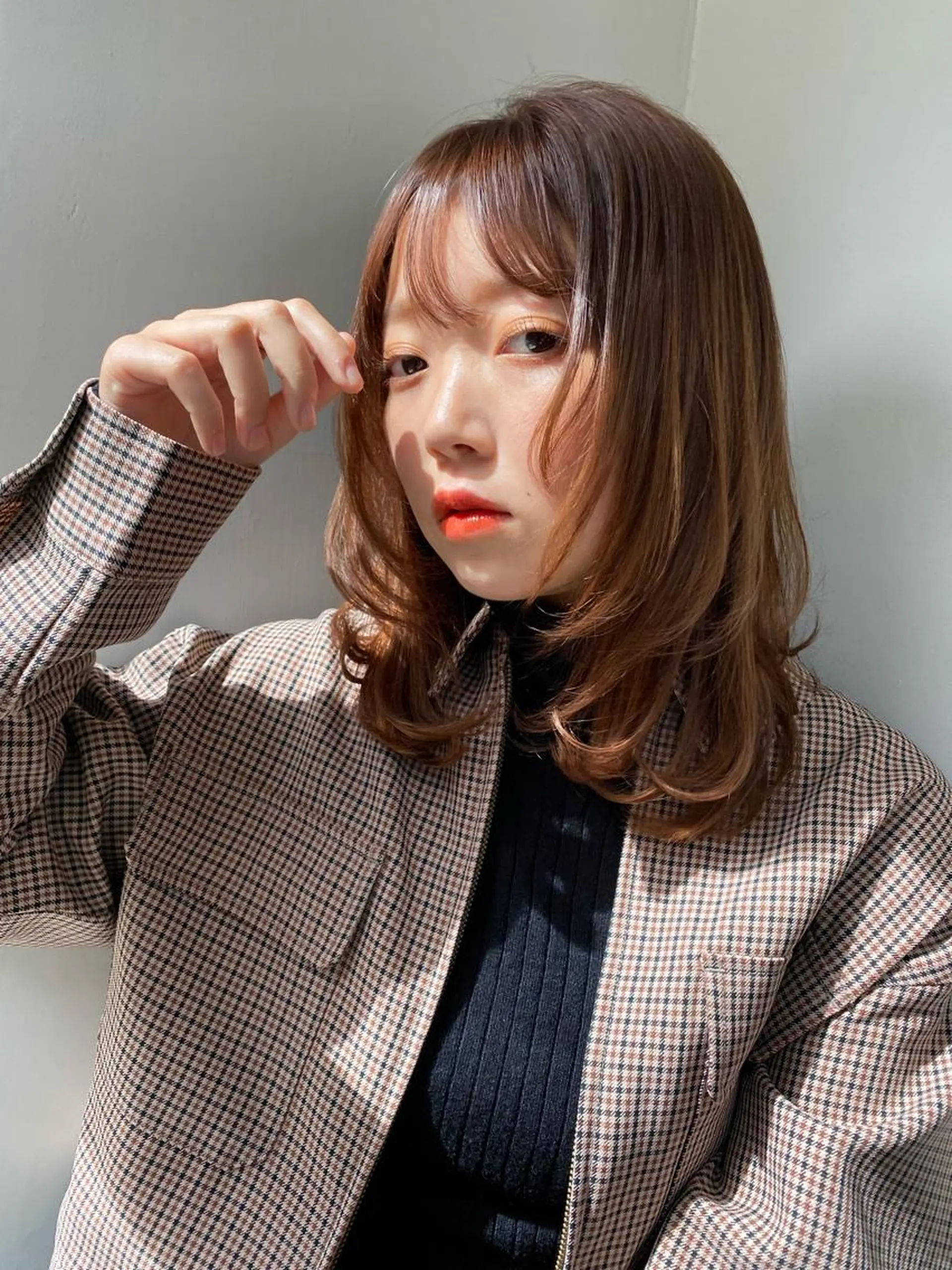 ミディアム カラー ヘアカラー トリートメント アレンジ指名 no.1✨ｈａｋｏのヘアスタイル