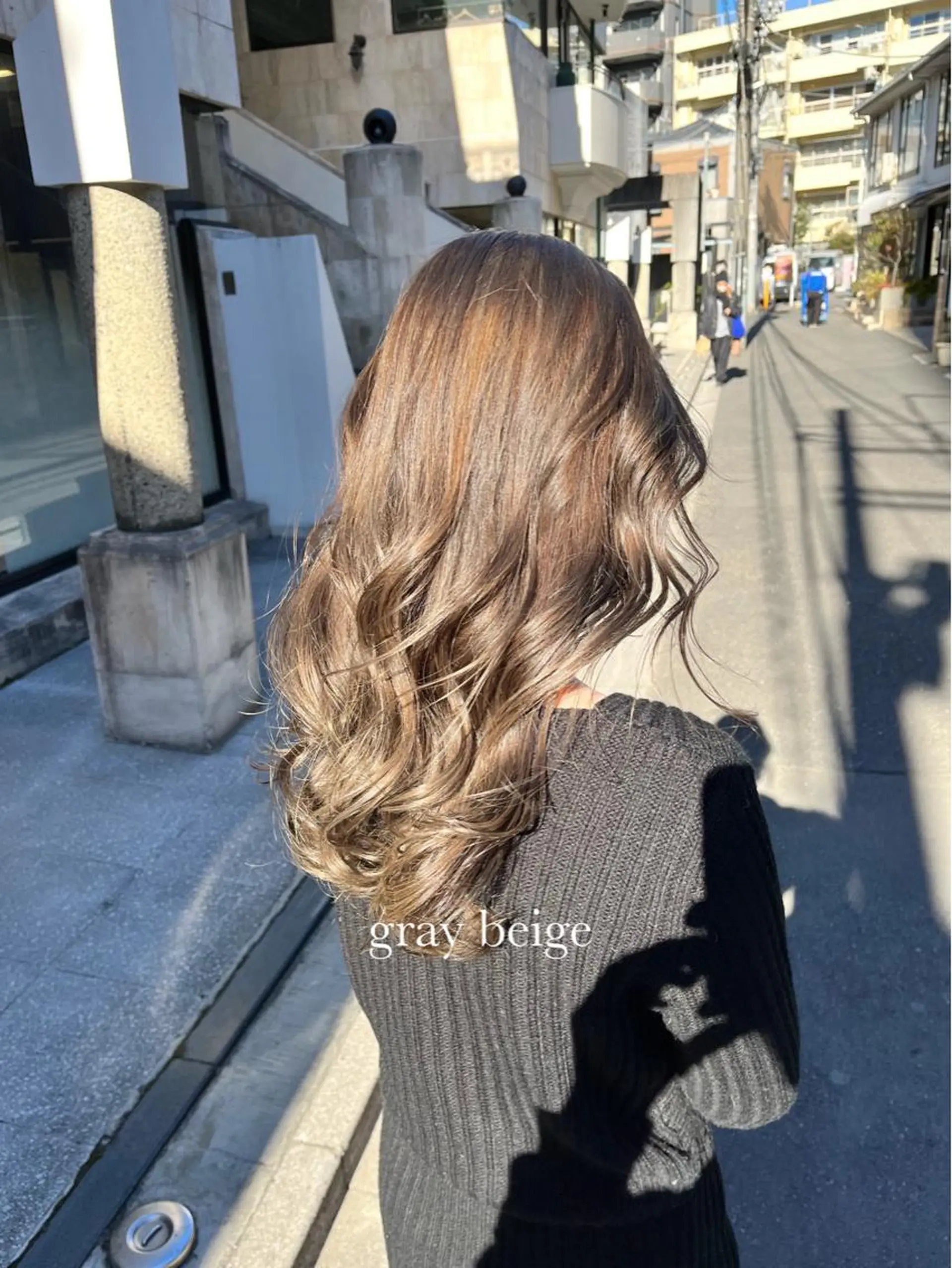 セミロング カラー レイヤー/髪質改善/ 美髪矯正/手塚凌のヘアスタイル