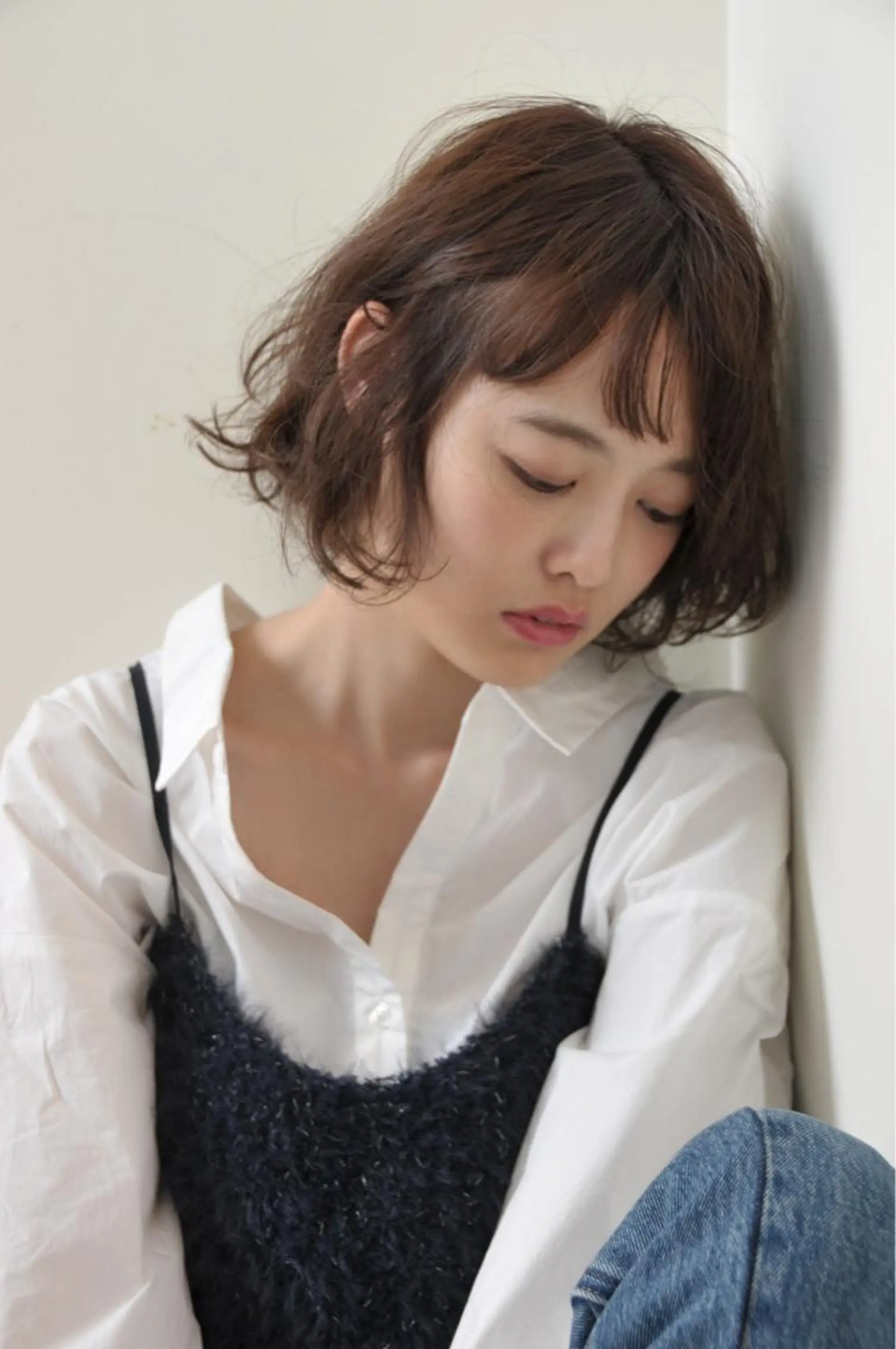 ショート パーマ 似合わせカット カット ヘアカラー トリートメント Neolive caffのヘアスタイル