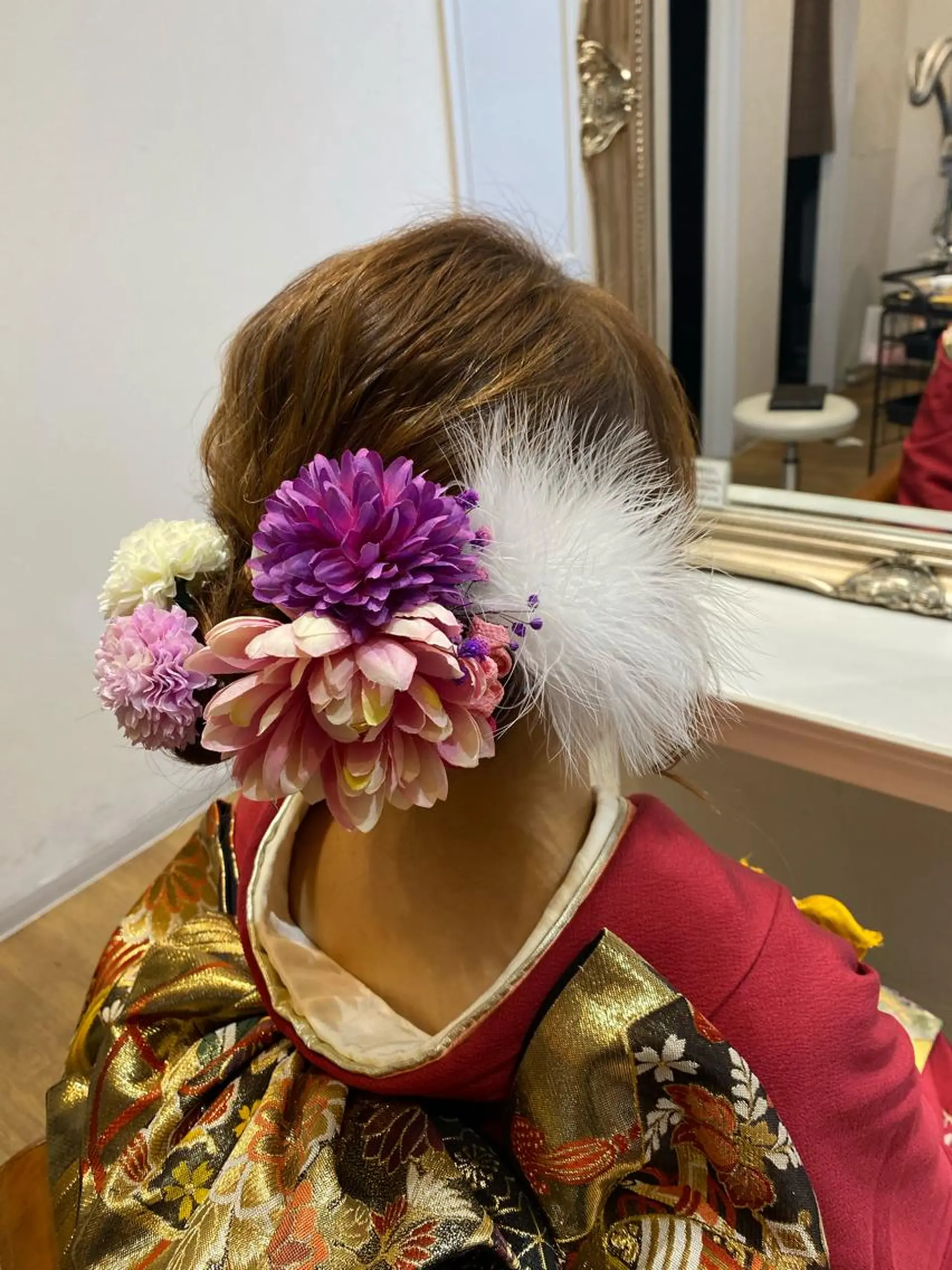 ヘアアレンジ 成人式 岡本 真実のヘアスタイル