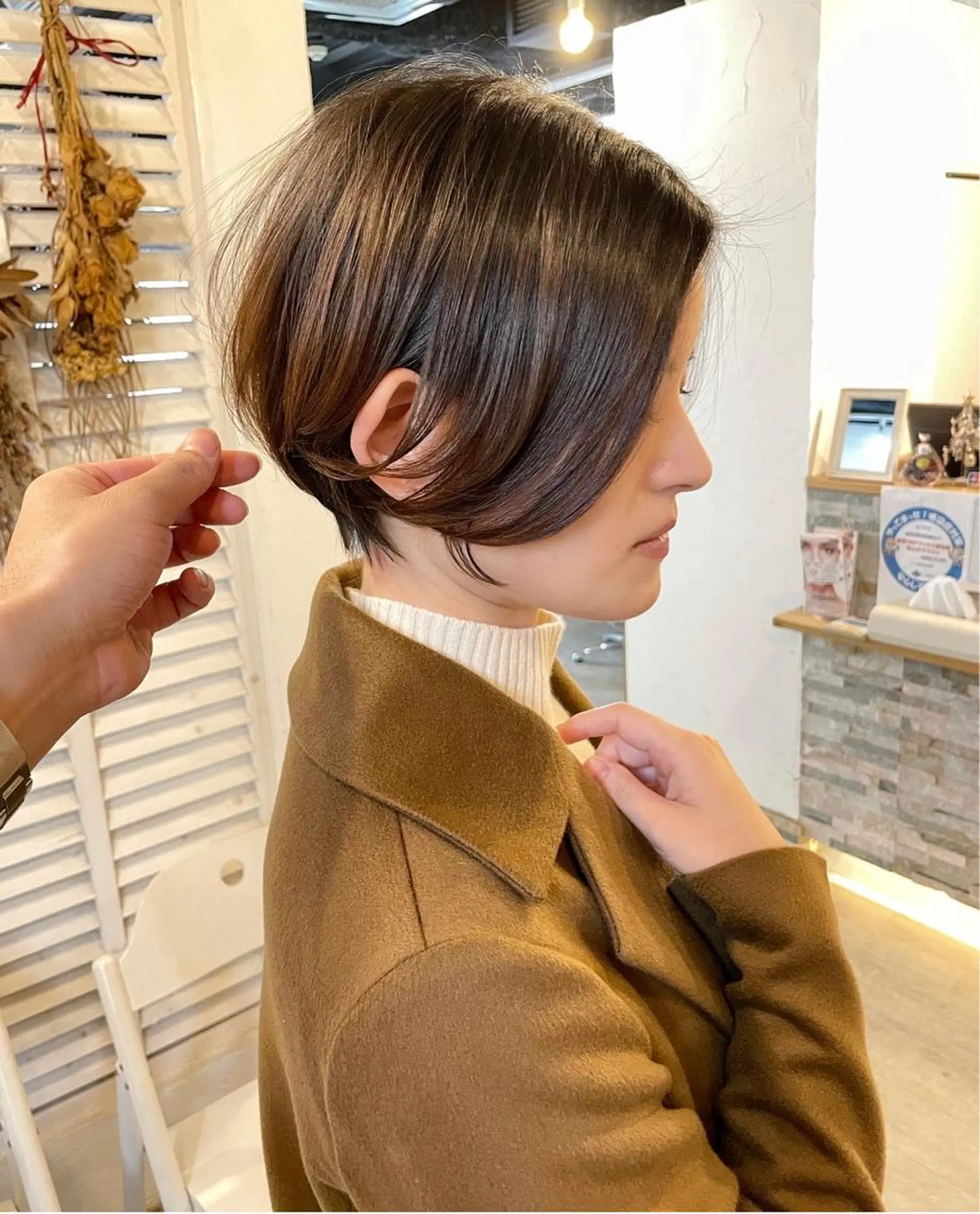 ショート 韓国レイヤー🇰🇷 ReLien西大寺店のヘアスタイル