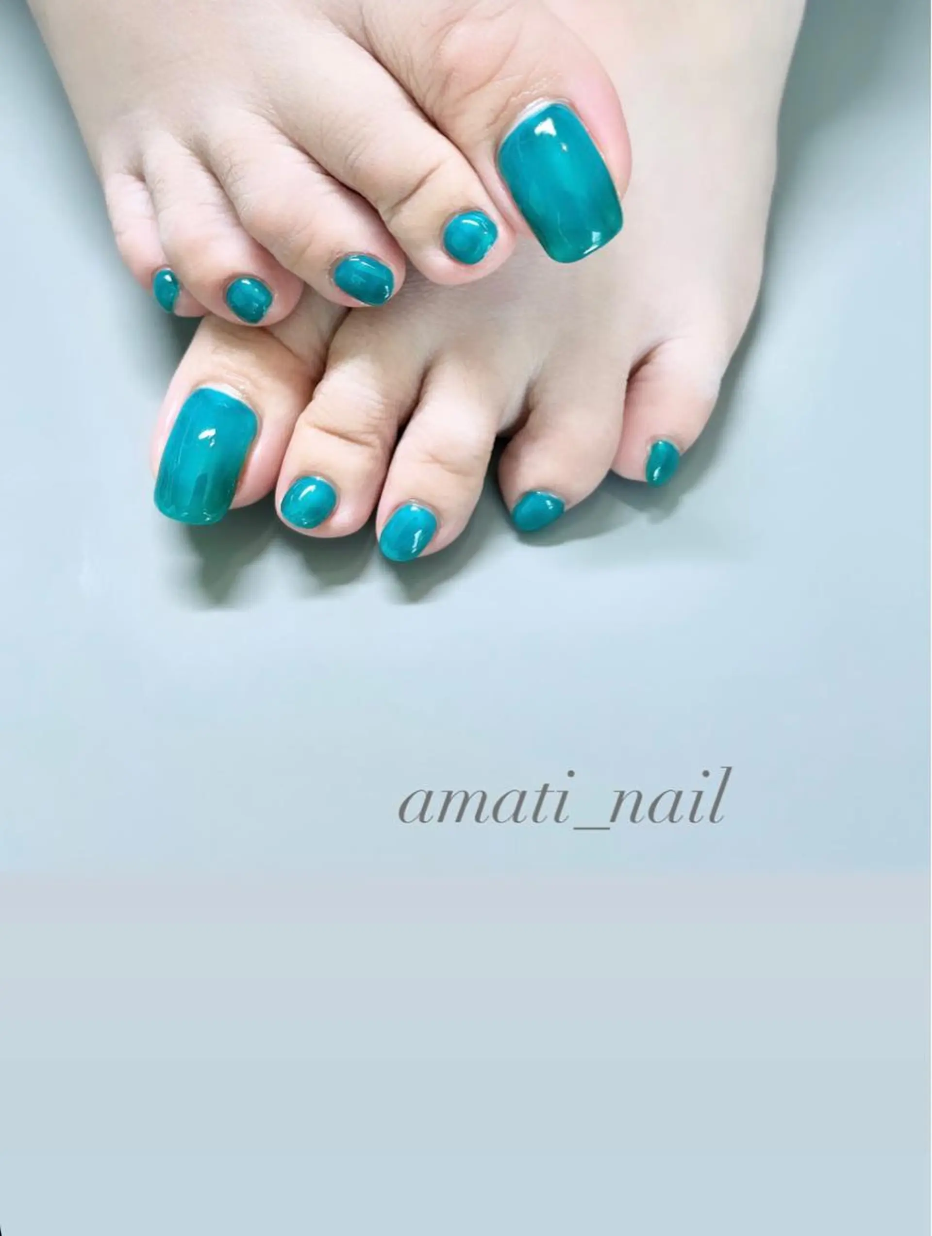 ネイル マグネットネイル ミラーネイル ニュアンスネイル ワンカラーネイル 春ネイル フットネイル amati_nail TAKAKOのネイルデザイン