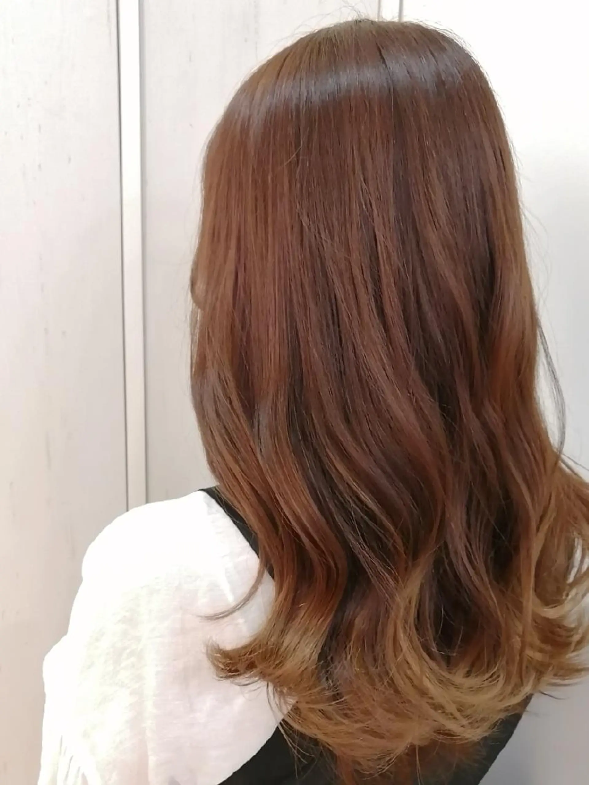 ミディアム カラー ✨METEO導入店✨ 髪質改善×縮毛矯正のヘアスタイル