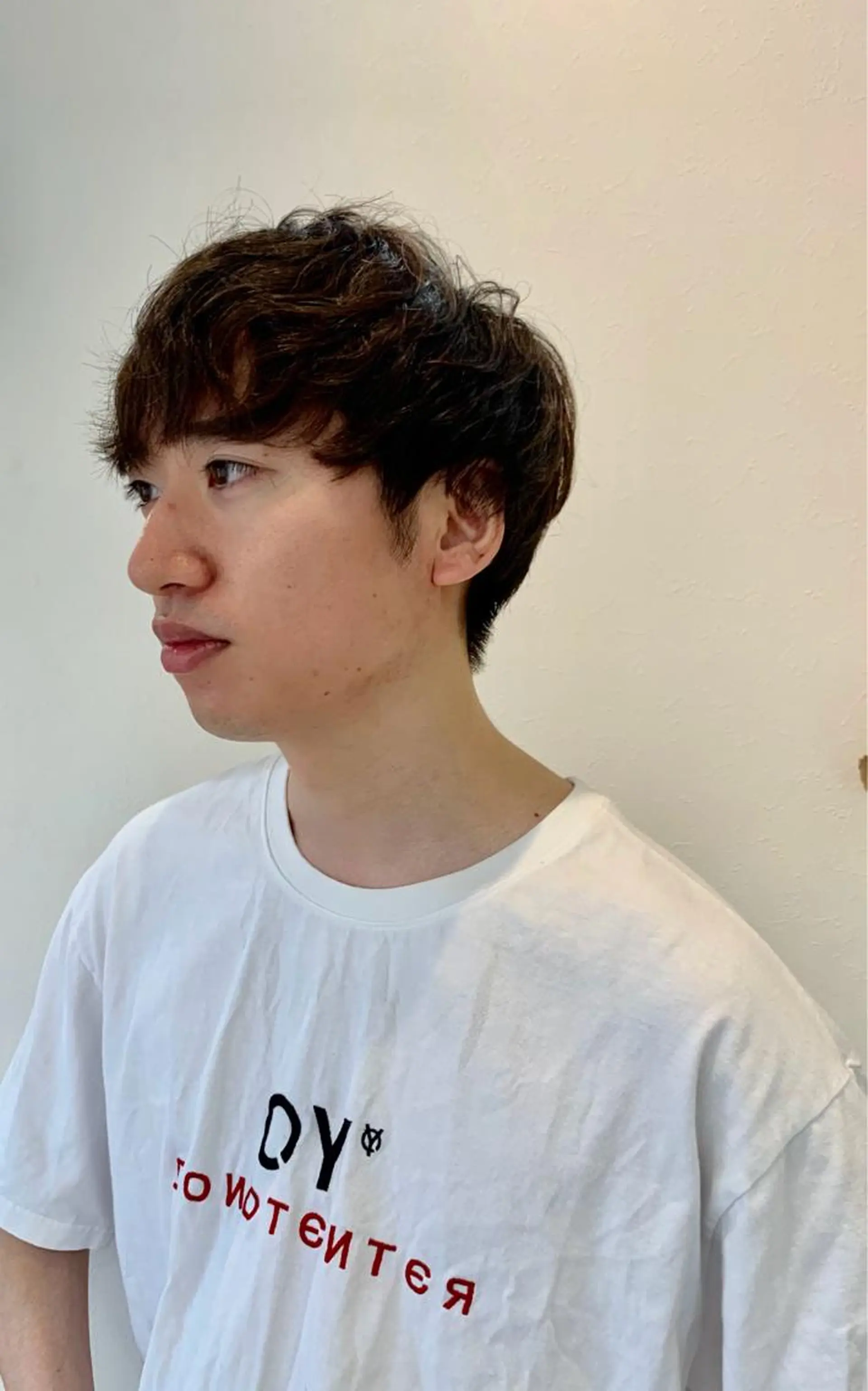 メンズ カット パーマ 竹村 恵功代のヘアスタイル