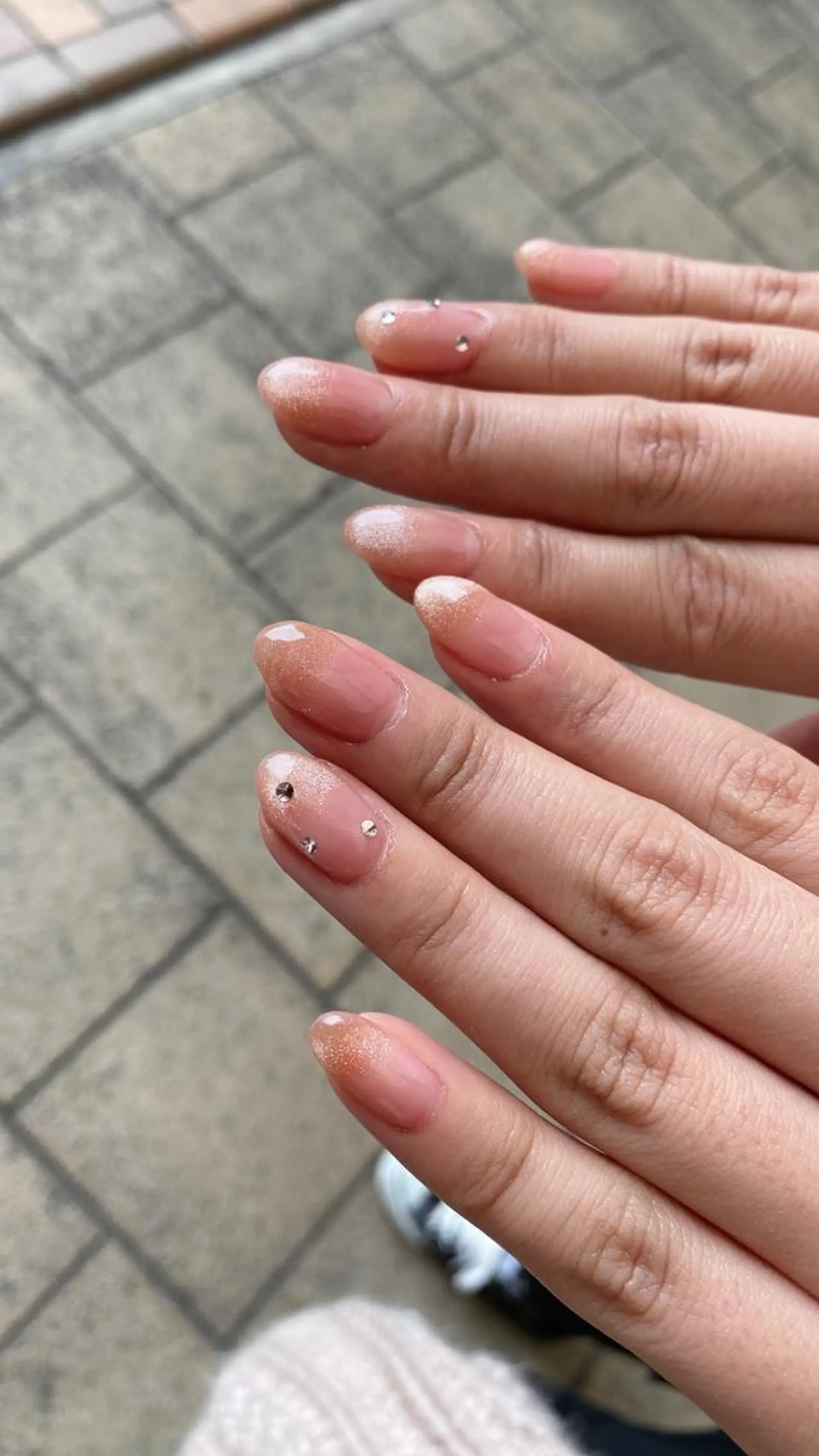 ネイル グラデーション マグネットネイル ワンカラーネイル ハンドネイル nail salon  ∞ mikanal ∞所属・nailsalon ∞ ﾐｶﾅﾙ ∞のネイルデザイン