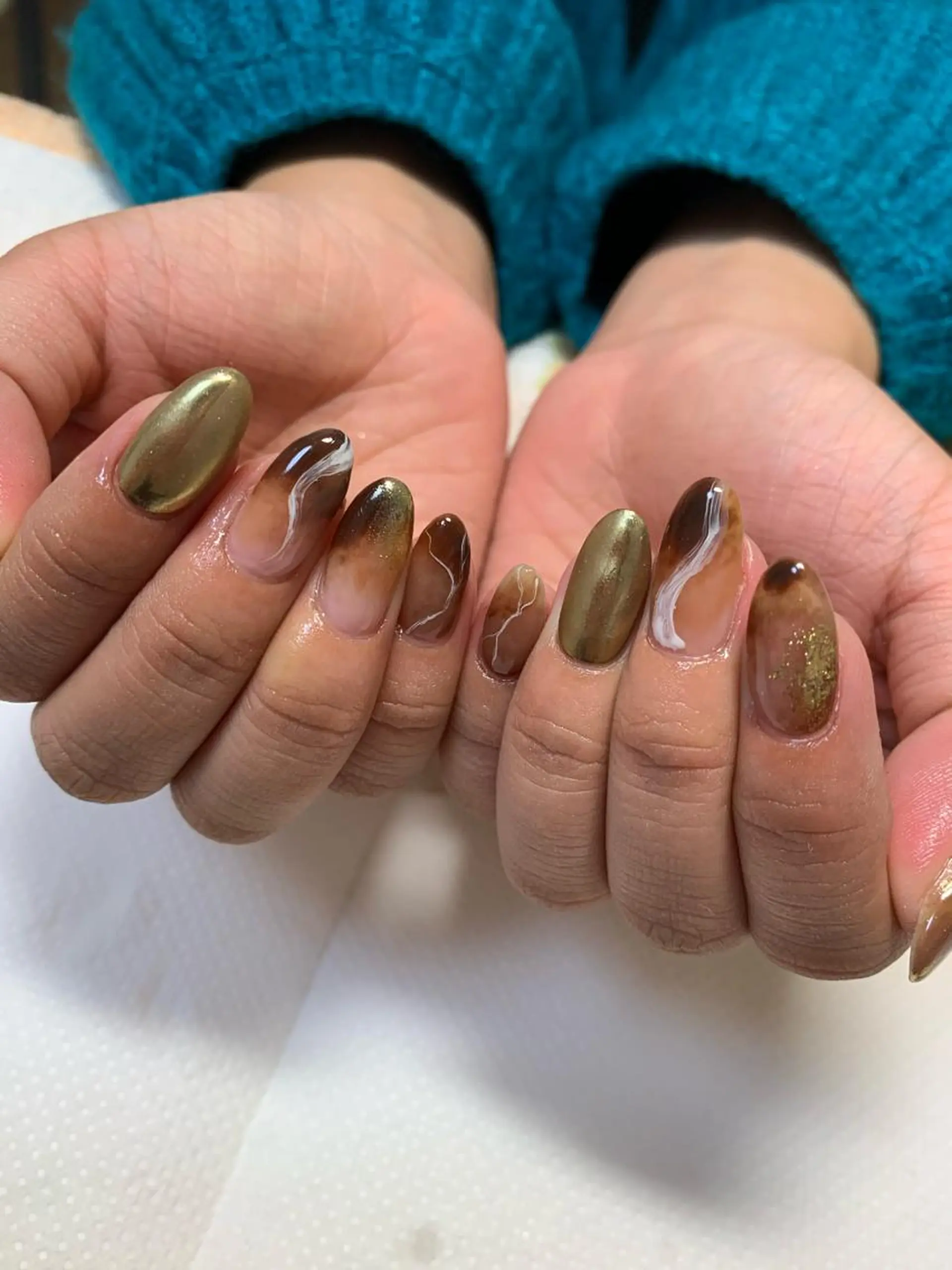 ネイル rukianail 新里のネイルデザイン