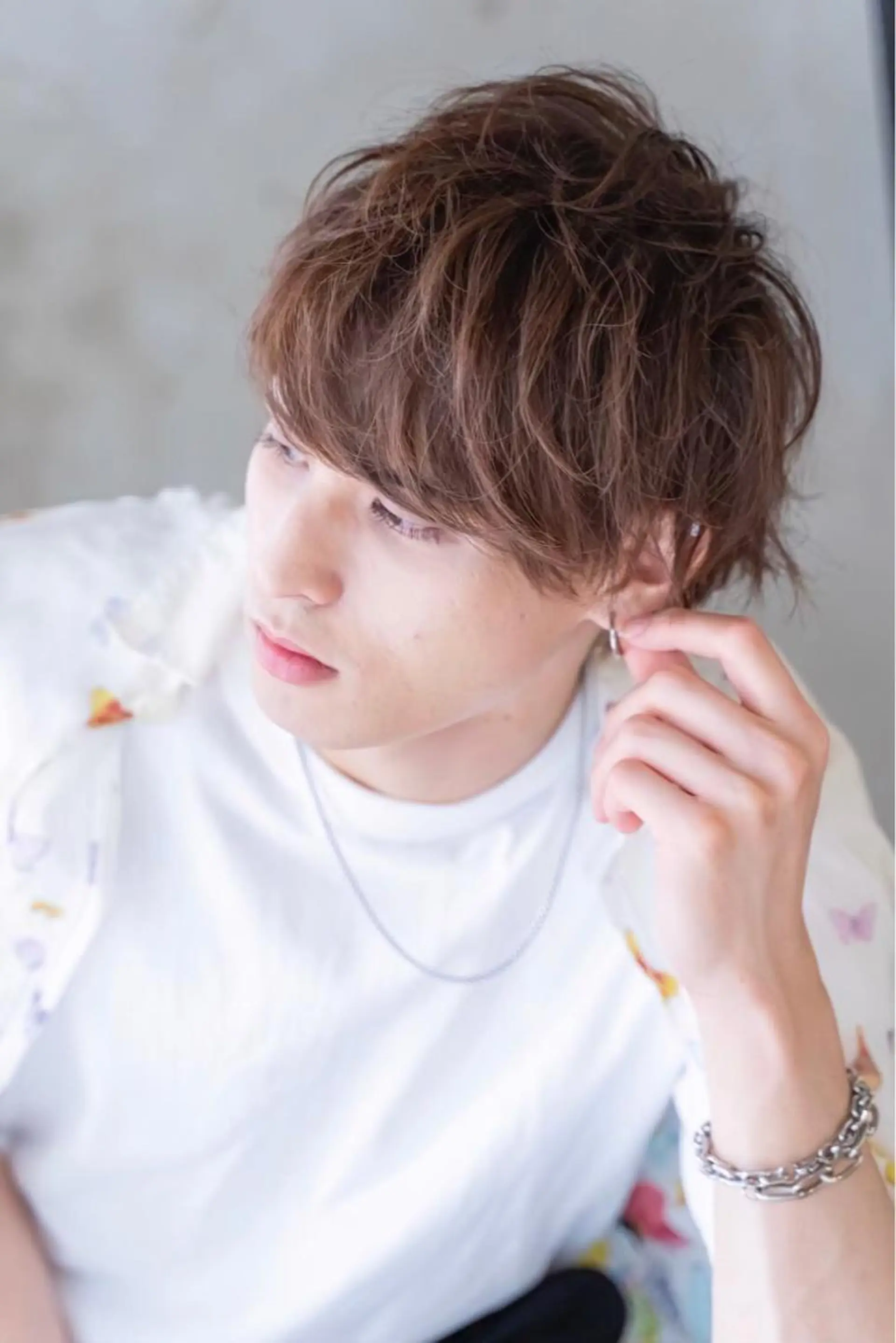 パーマ メンズ グレージュカラー🤎 mai🤎のヘアスタイル