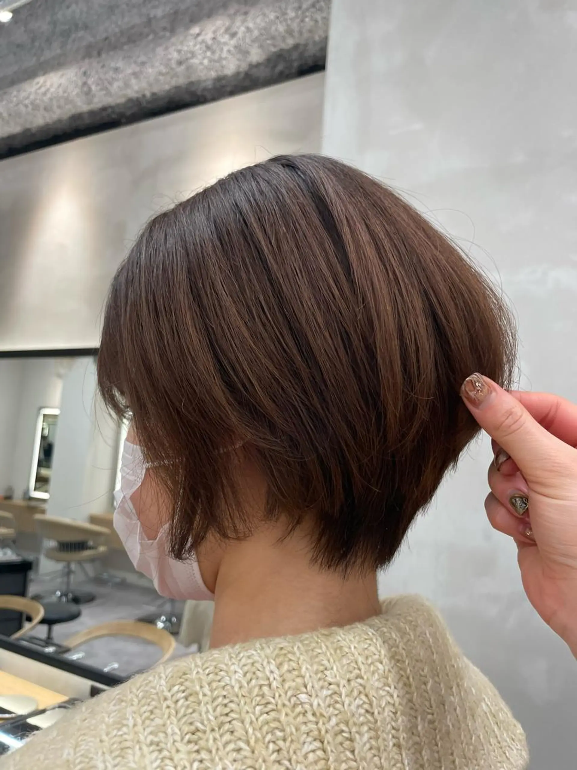 ショート レイヤー縮毛矯正 ささきすずね💗のヘアスタイル