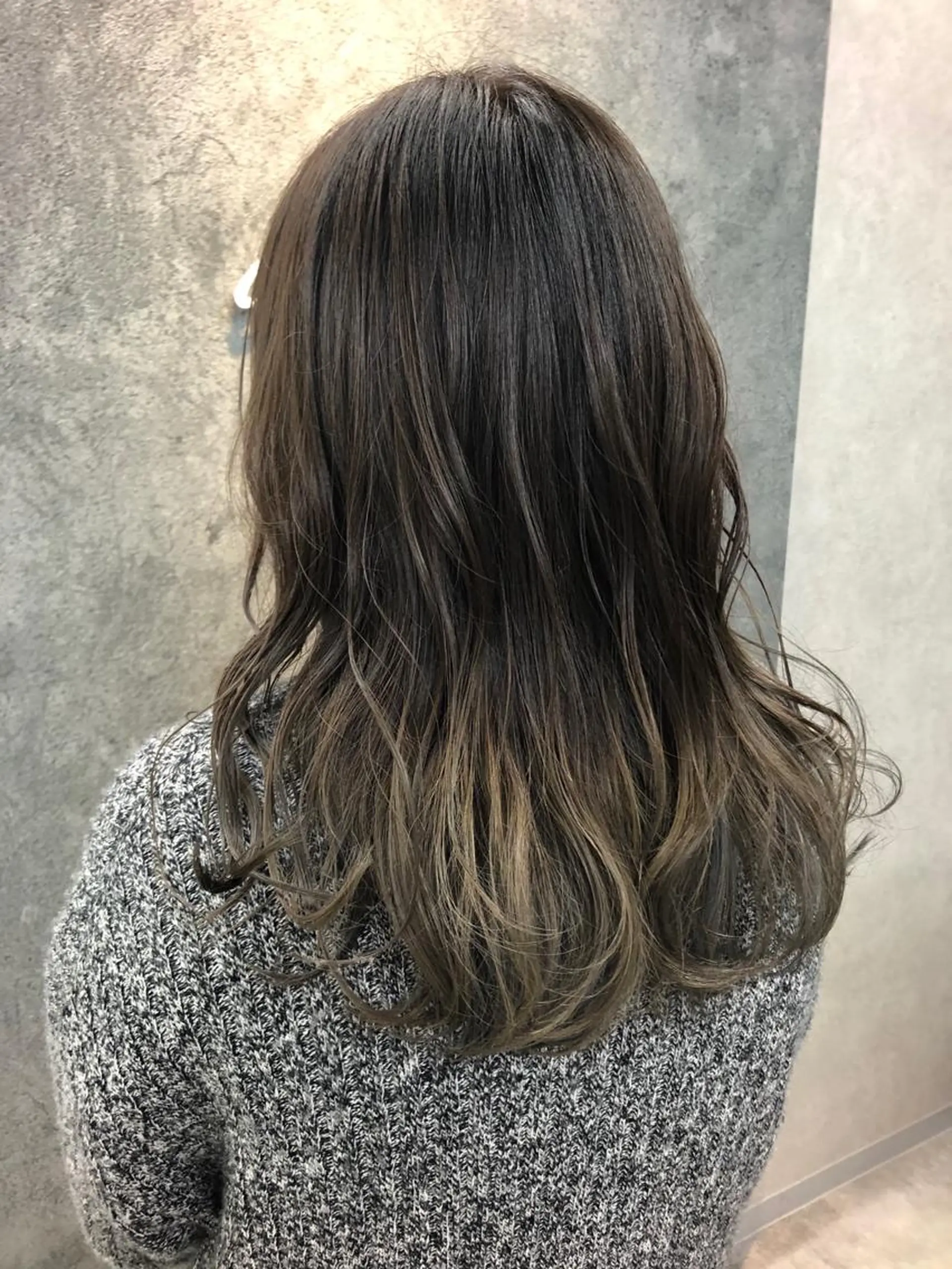 セミロング カット ヘアカラー トリートメント ヘッドスパ Noy所属・Noyヨシモト ヒロトのヘアスタイル