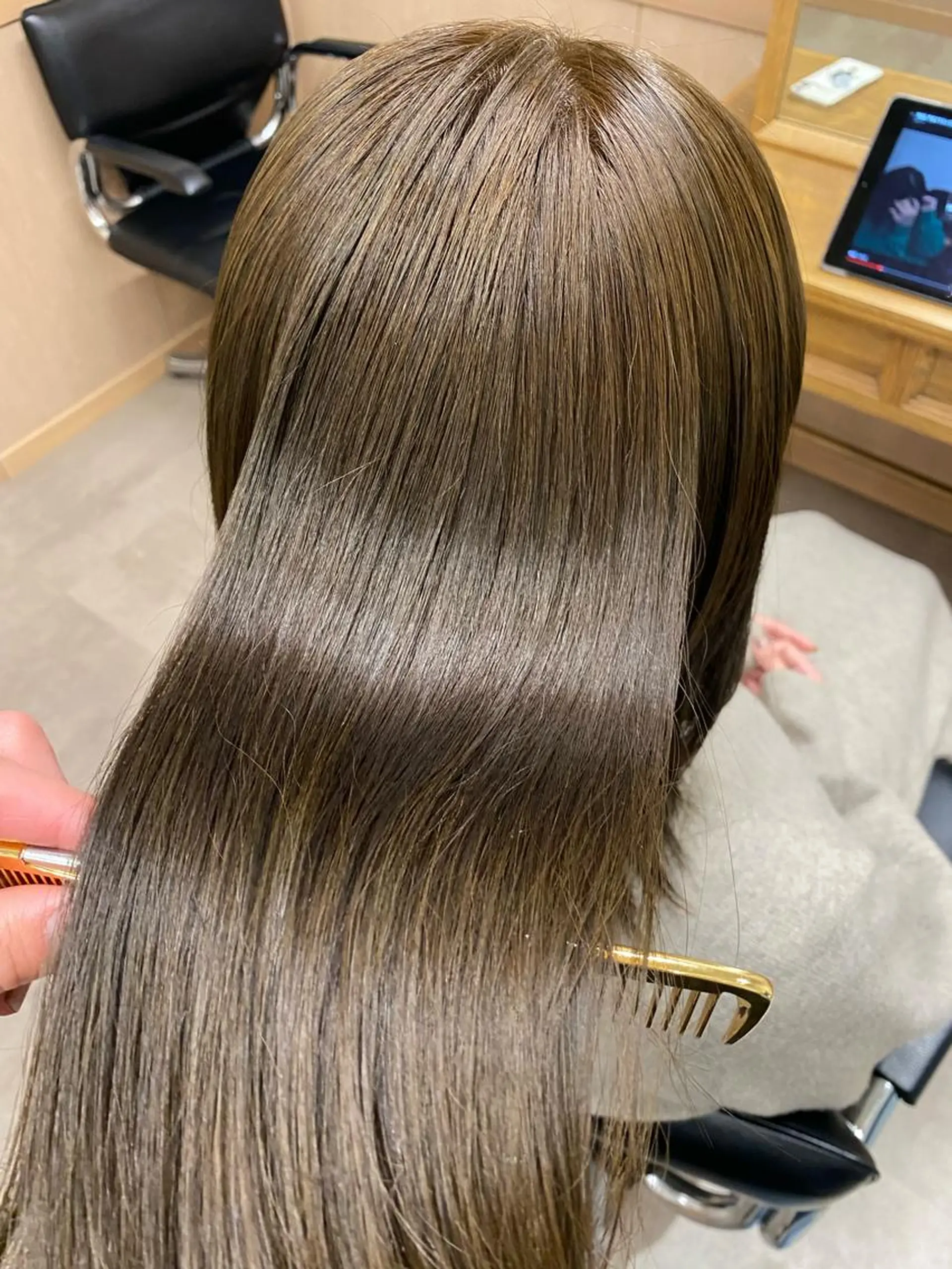 ミディアム GO TODAY  SHAiRE SALON 名古屋店所属・艶カラー/髪質改善/ 西　大喜(ひろき)のヘアスタイル